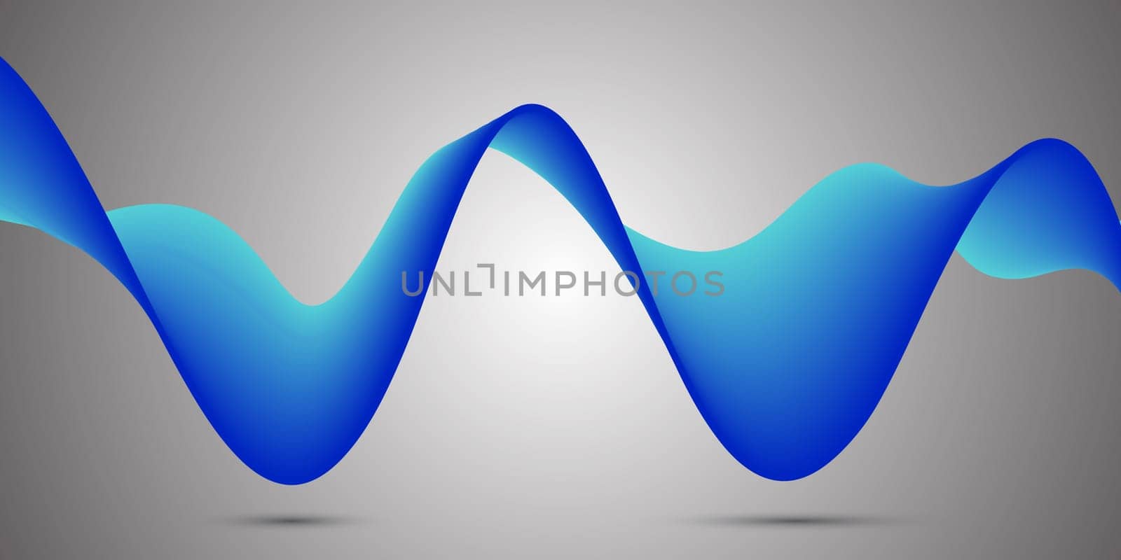 Abstract background with blue flowing lines design