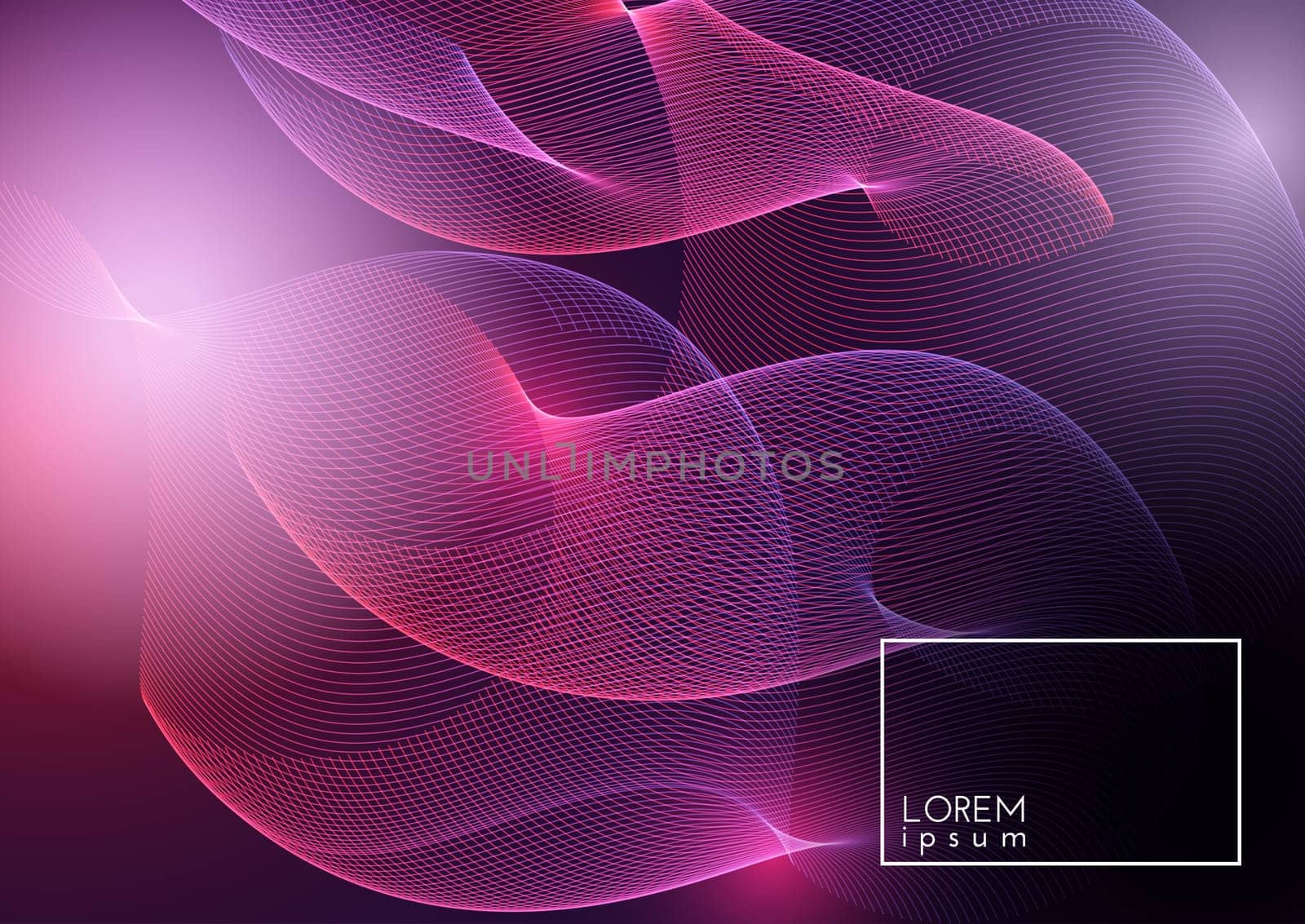Abstract design background of flowing lines