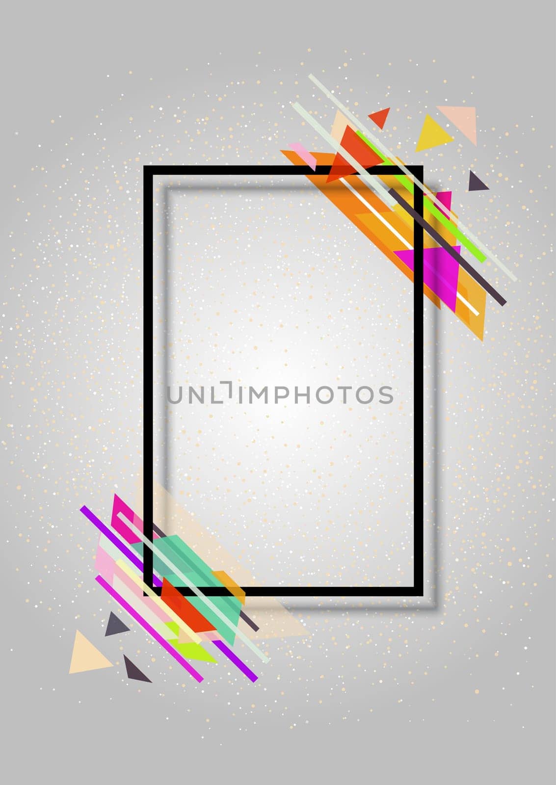 Abstract background with a modern trendy frame design