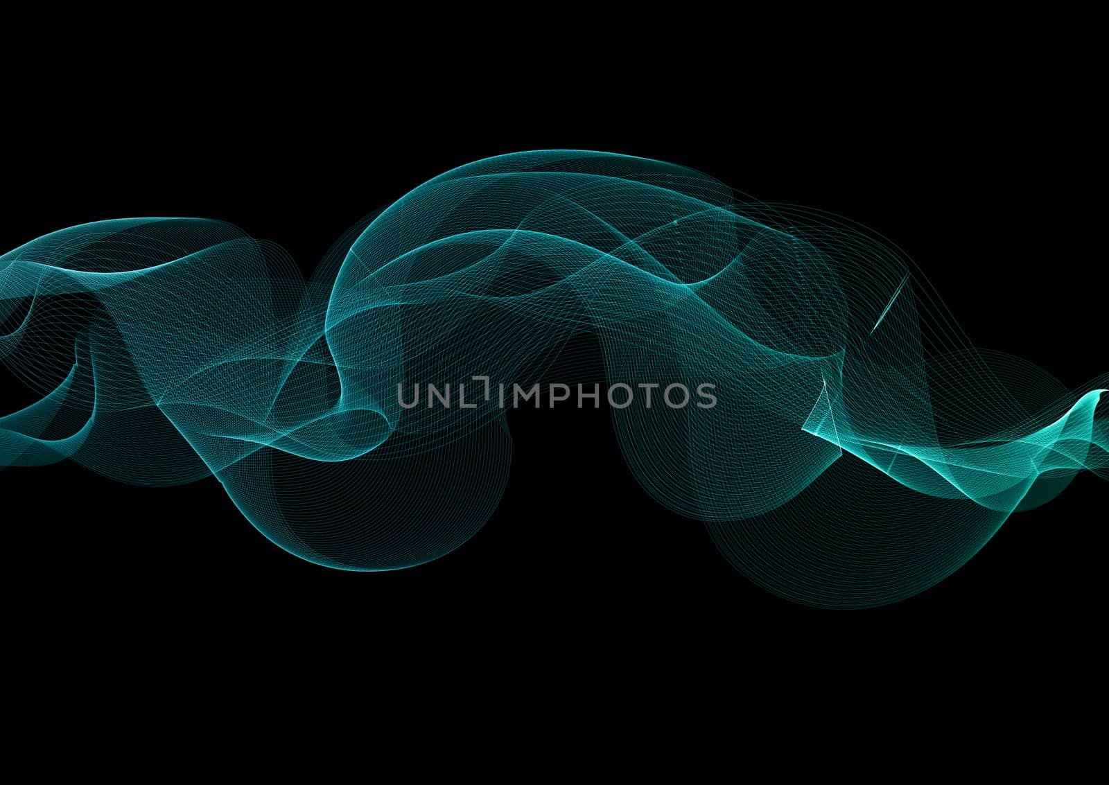 Abstract background of flowing lines