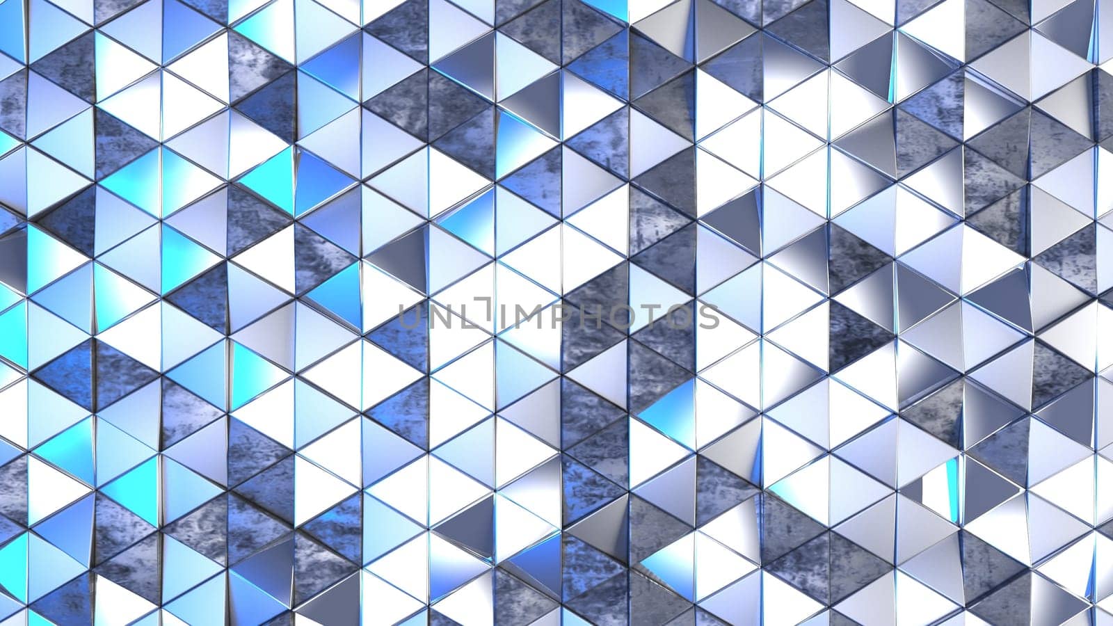 Render of 3D Geometric Abstract Background