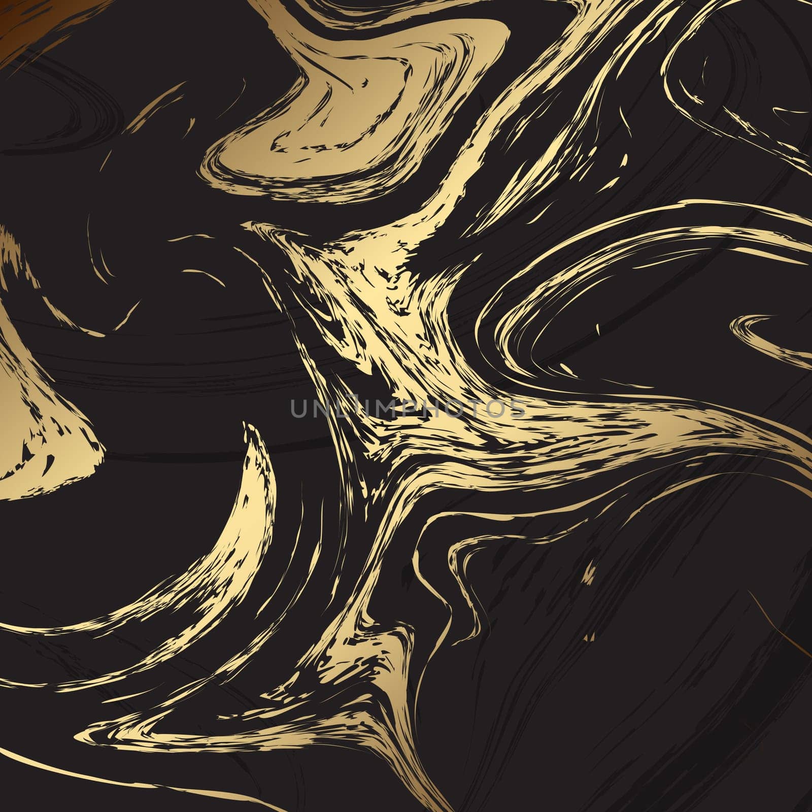 Elegant background design with black and gold marble texture