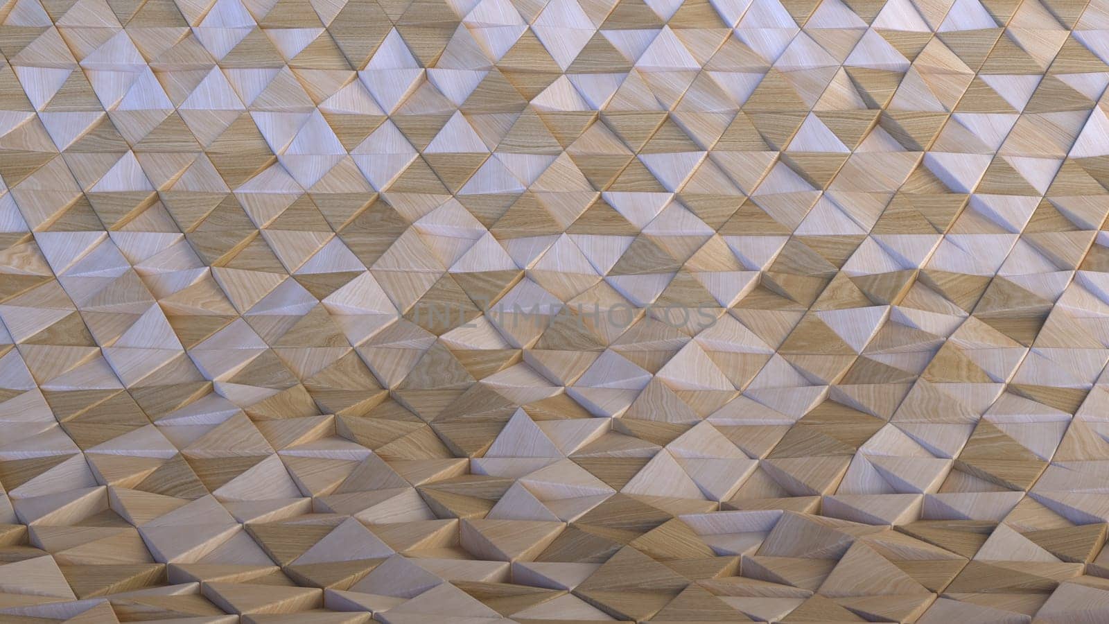 Render of 3D Geometric Abstract Background