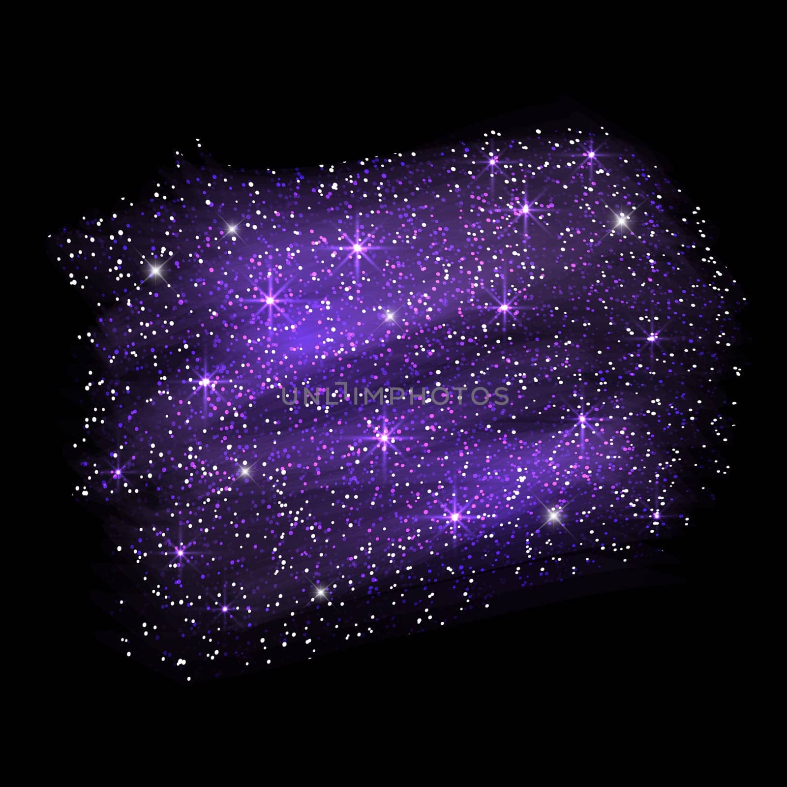 Abstract background with purple glitter design