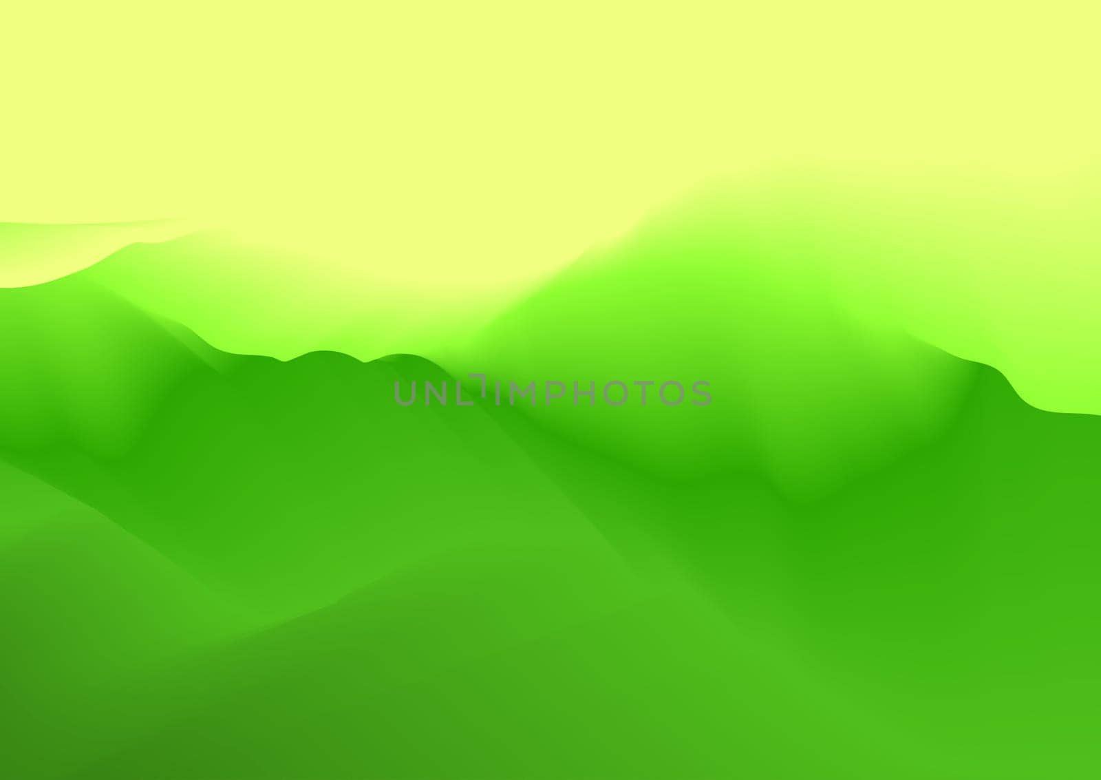 Abstract green meadow background with gradient blend effect
