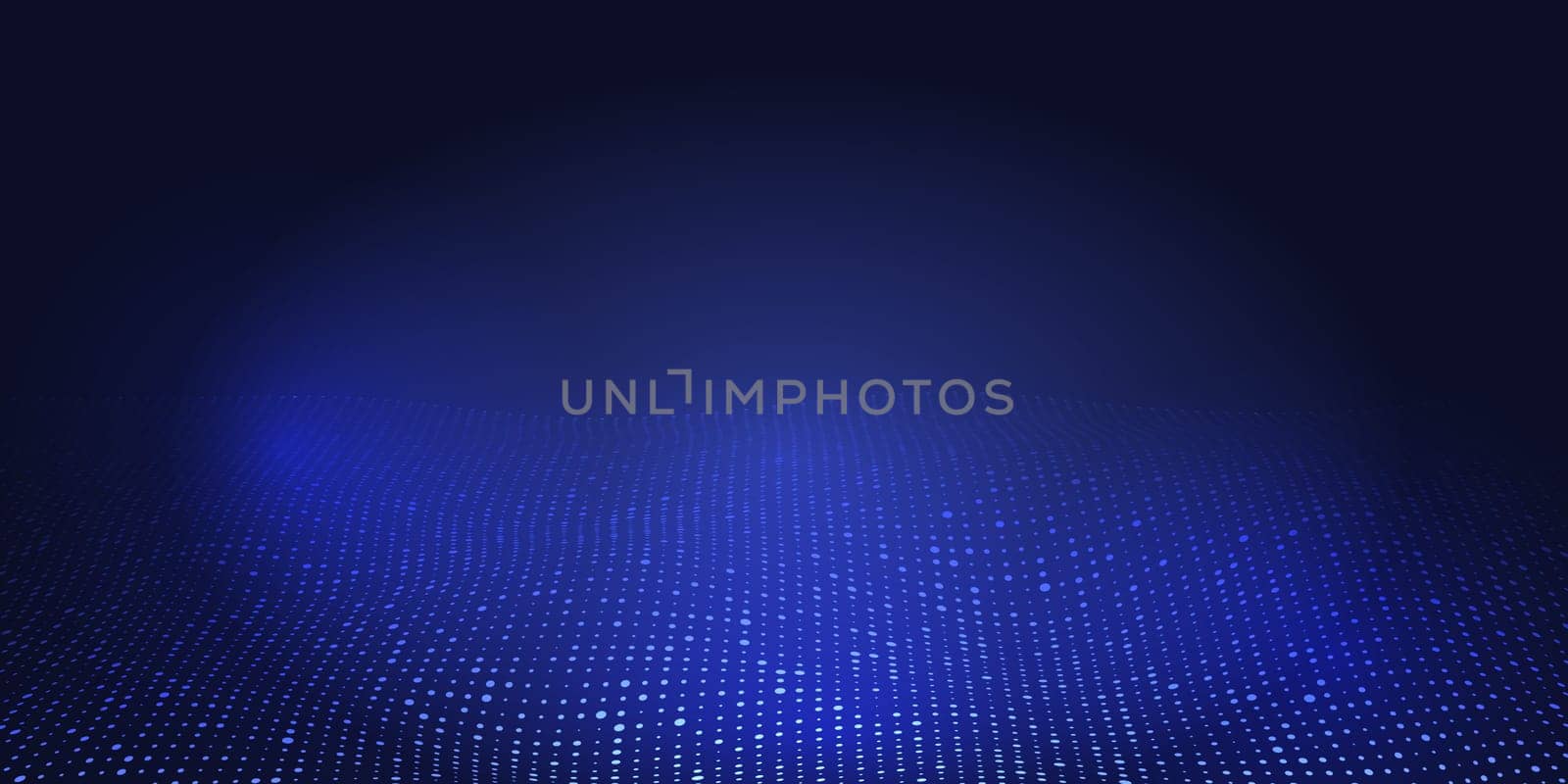 Abstract banner with a halftone dots design