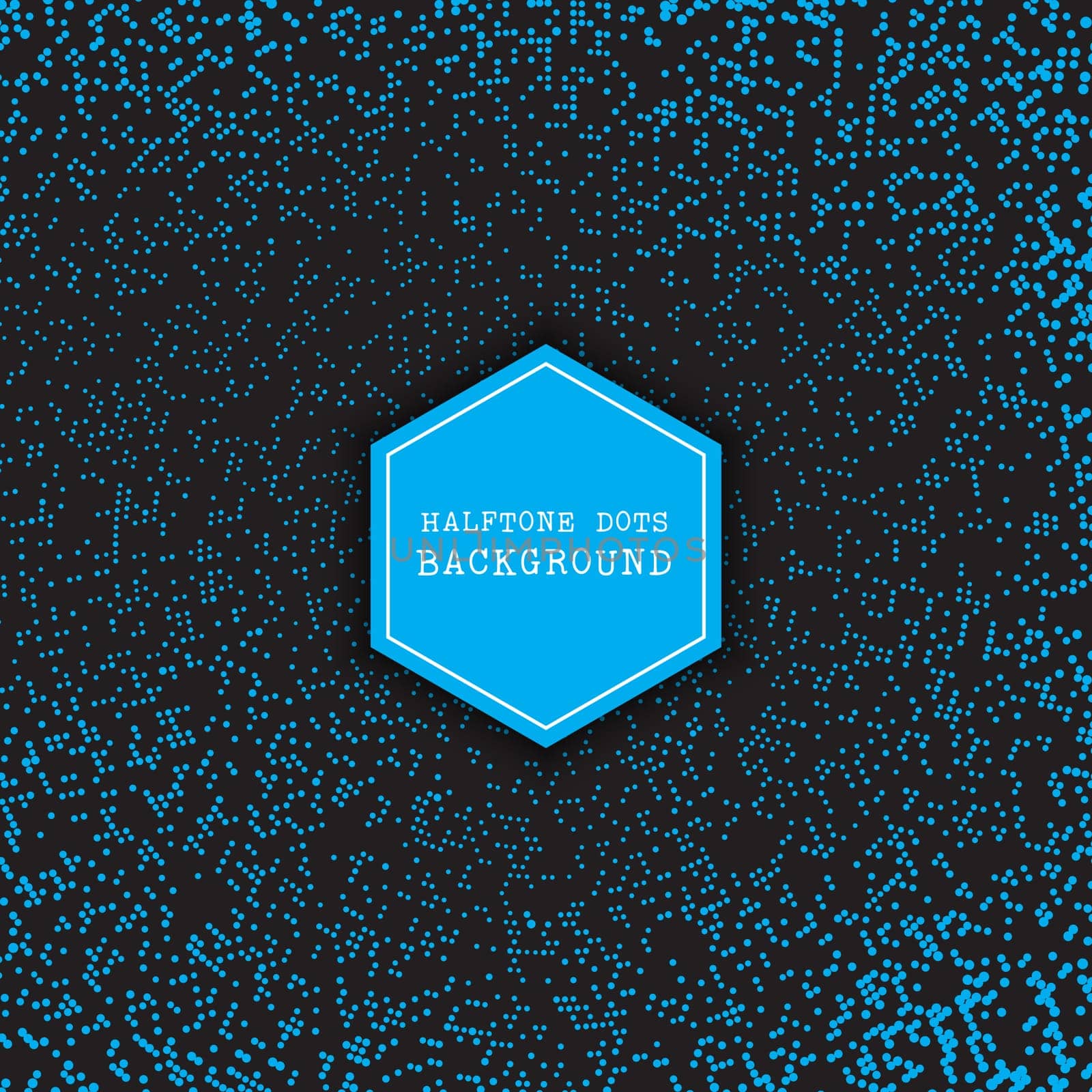 Abstract background with a halftone dots design