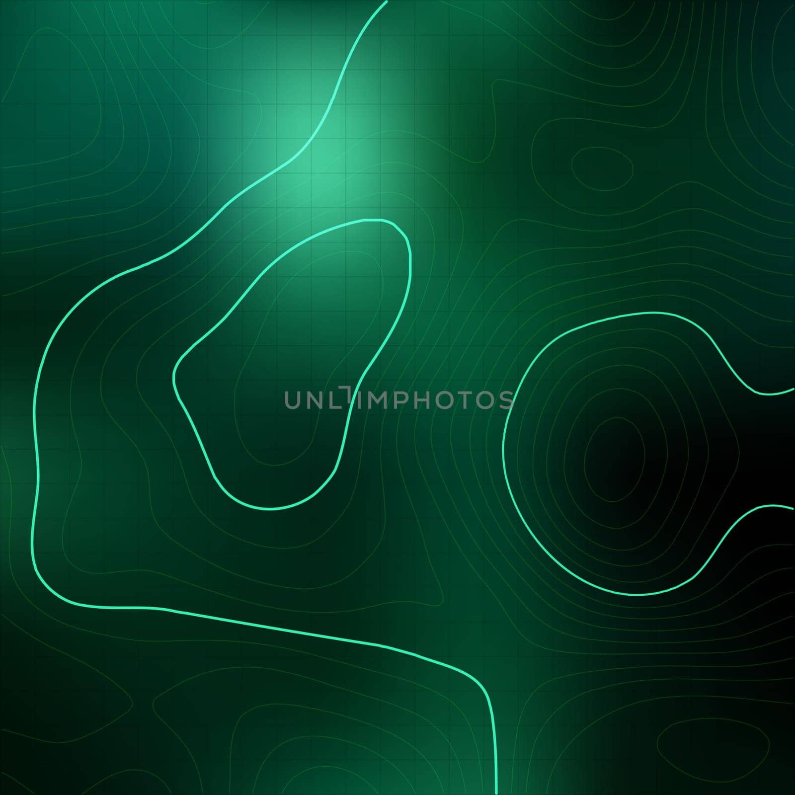 Abstract landscape background with a topographic map design