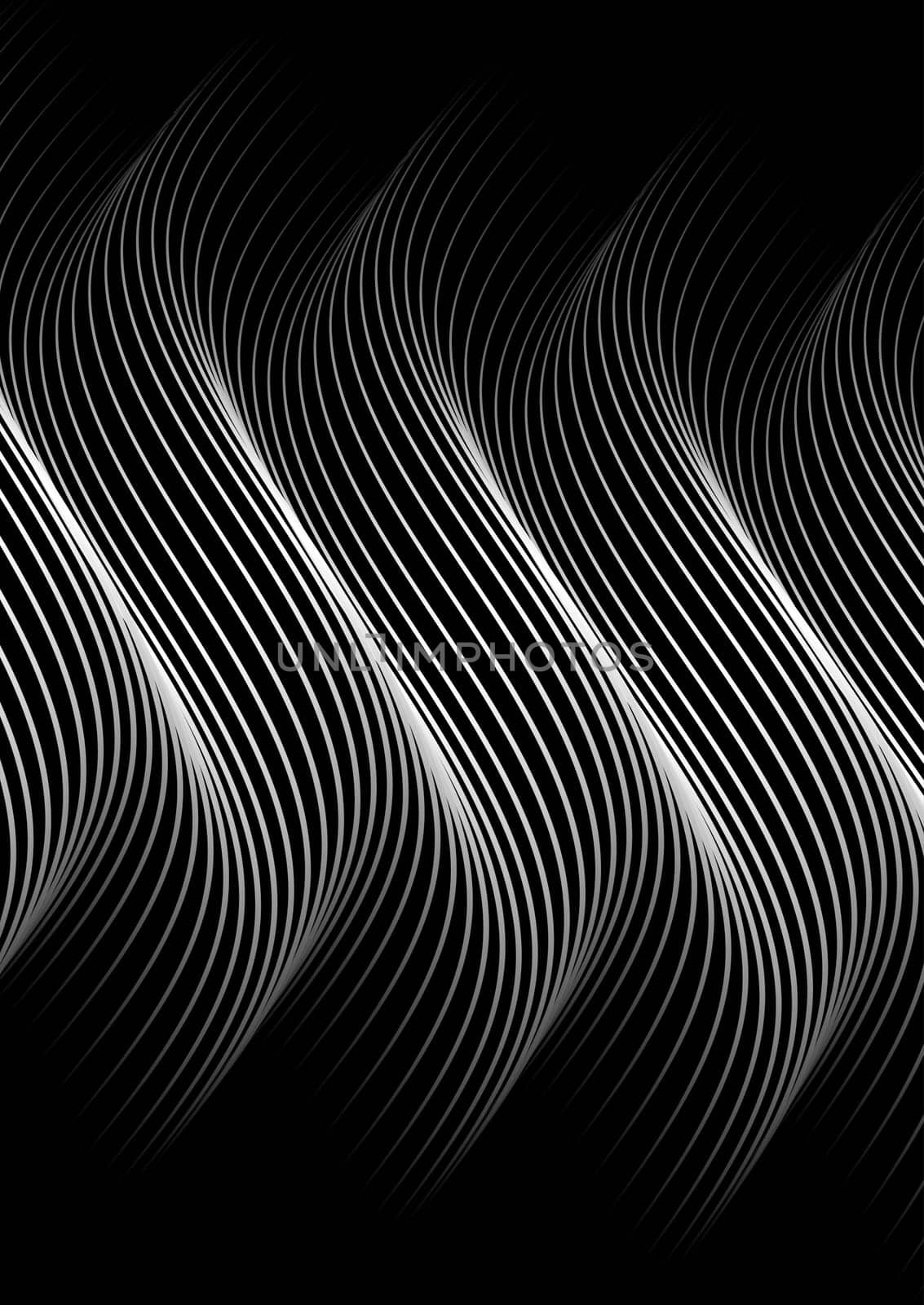 Abstract background with a flowing waves design