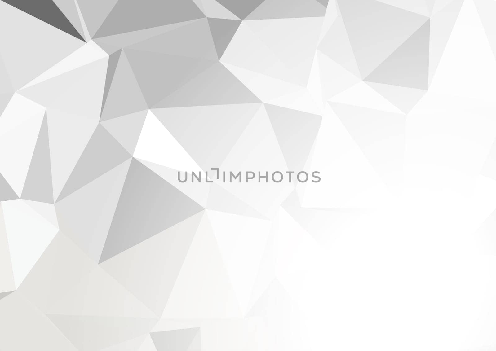 Abstract low poly background in monochrome colours