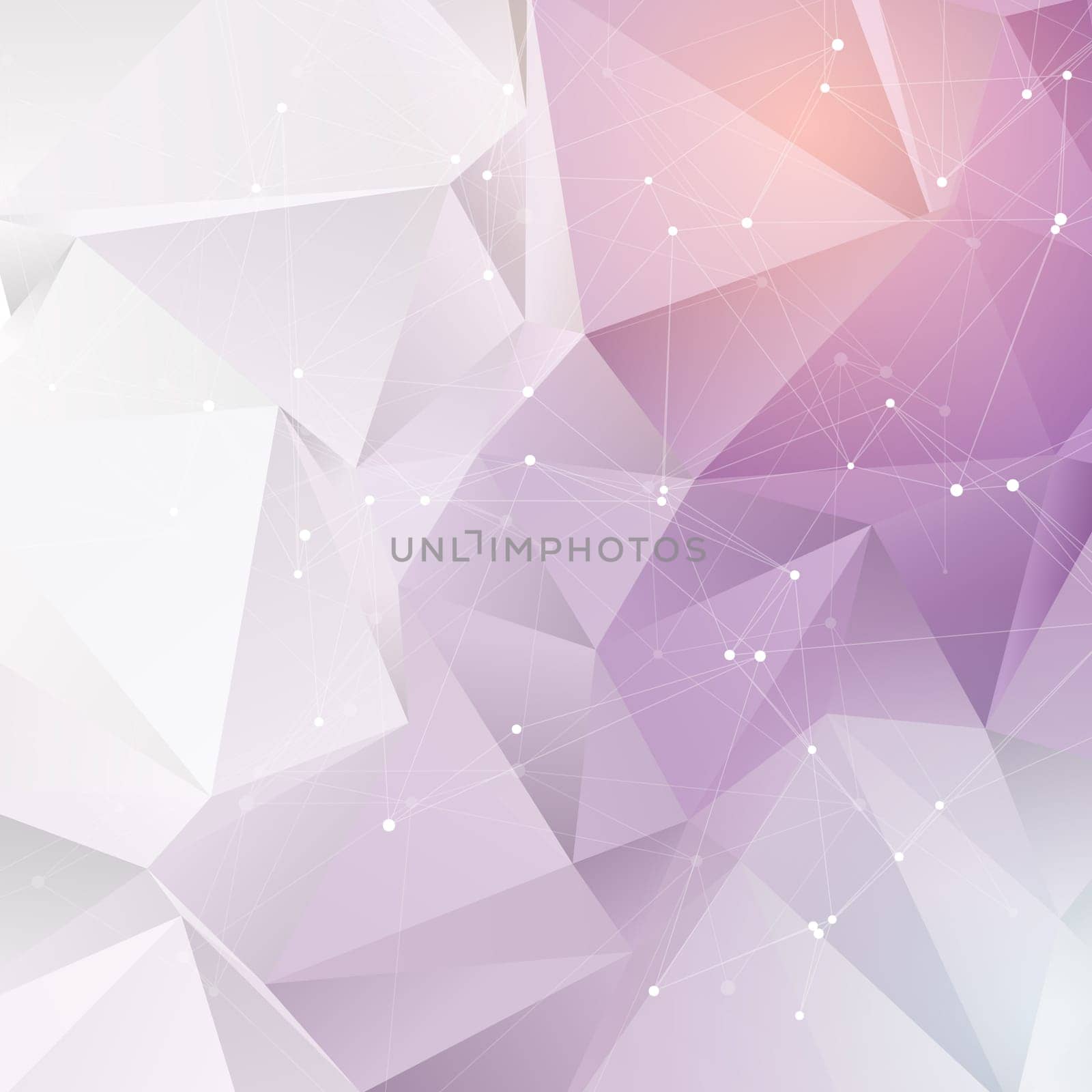 Abstract background with a low poly design