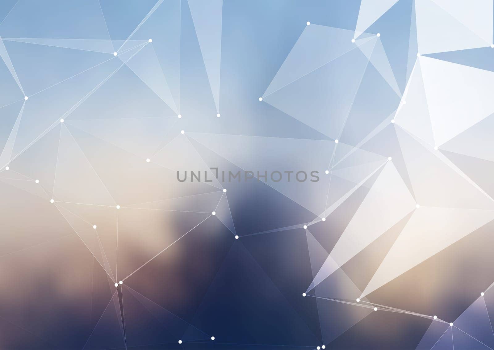 Abstract background with a low poly design