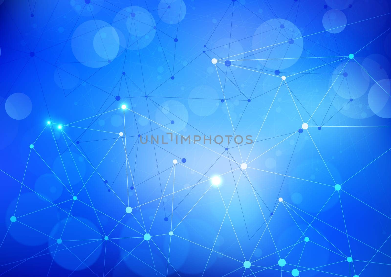 Abstract background with a low poly design