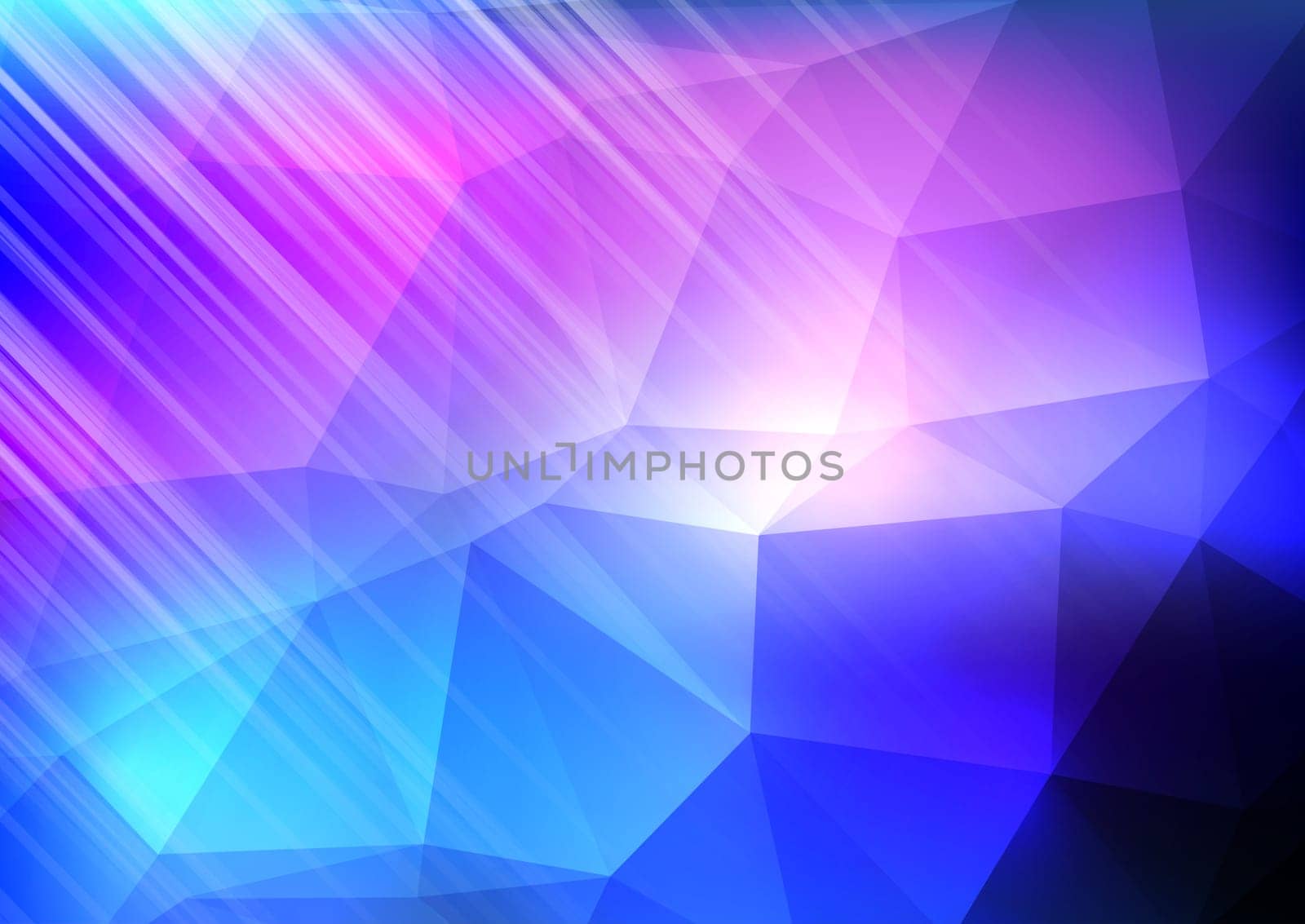 Abstract background with a low poly design