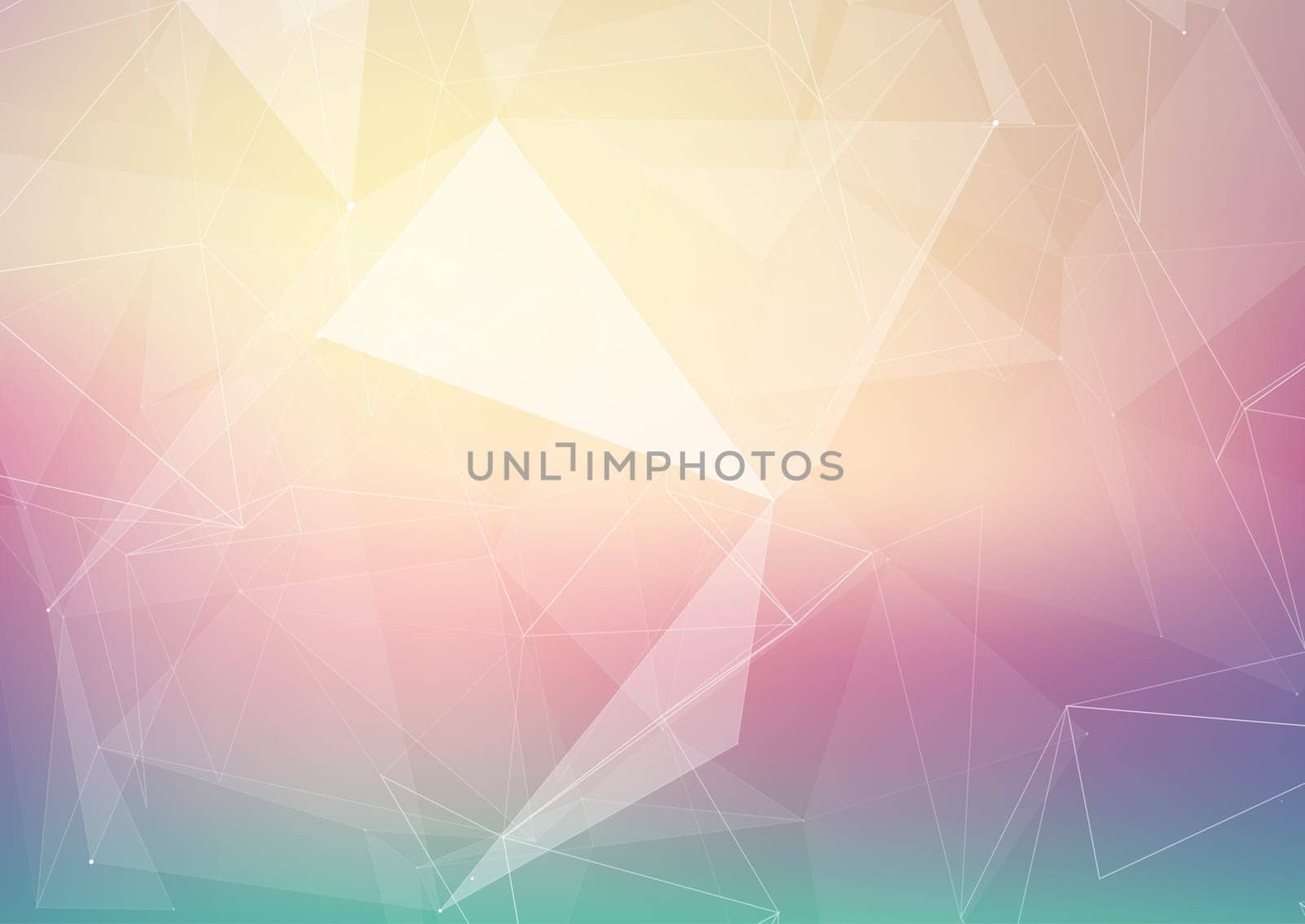 Abstract background with a low poly mesh design