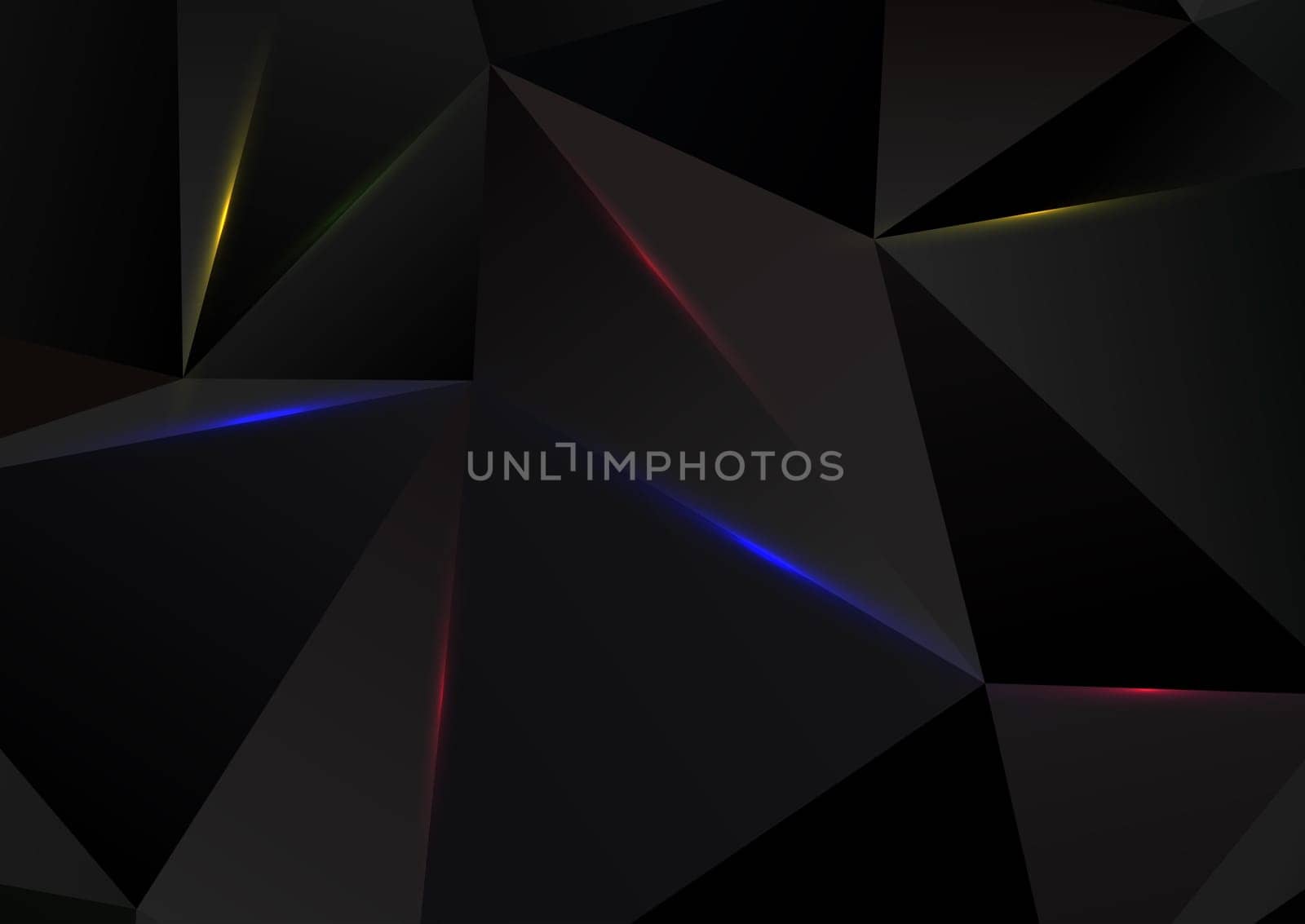 Abstract background with a low poly design