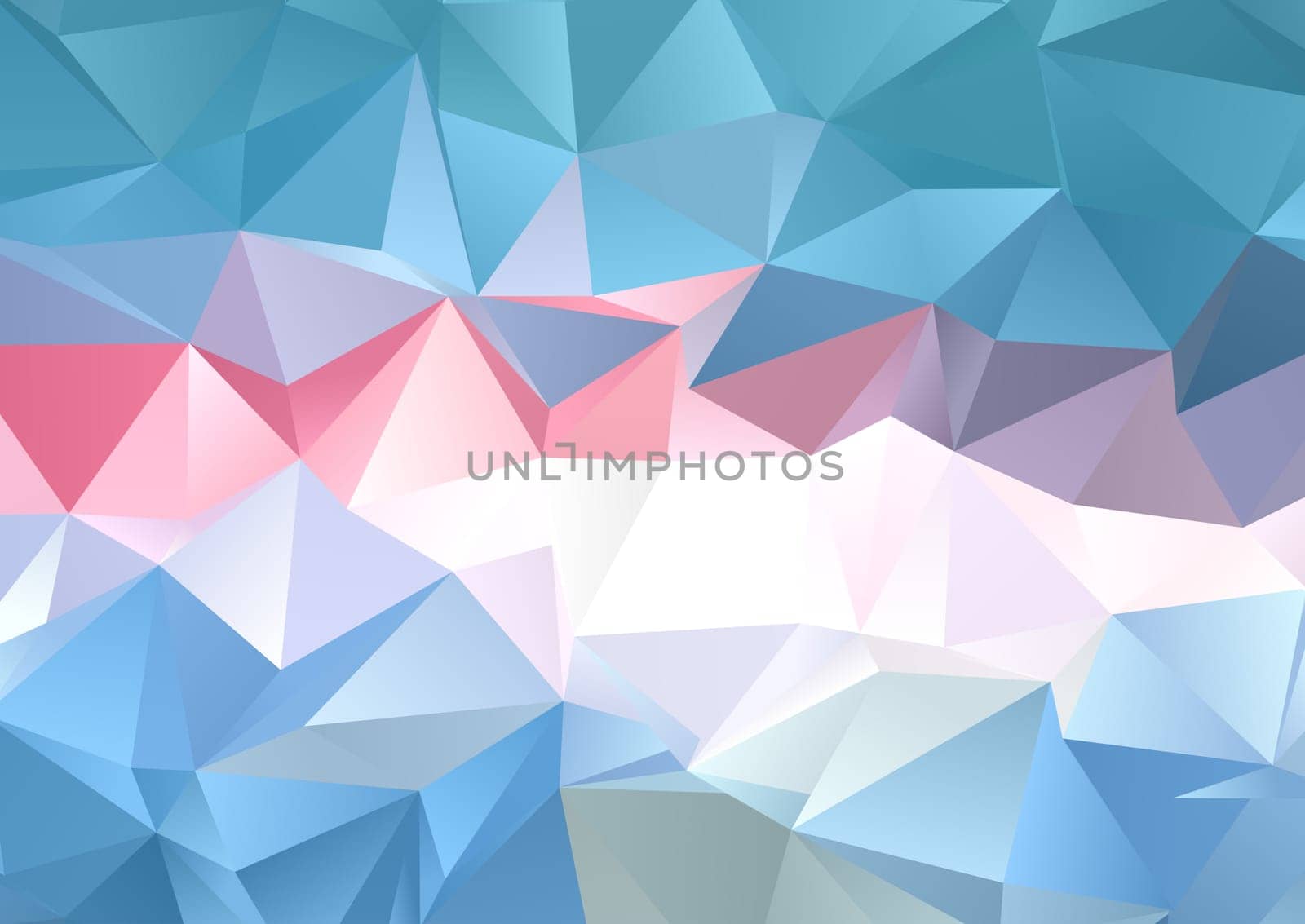 Abstract background with a low poly design