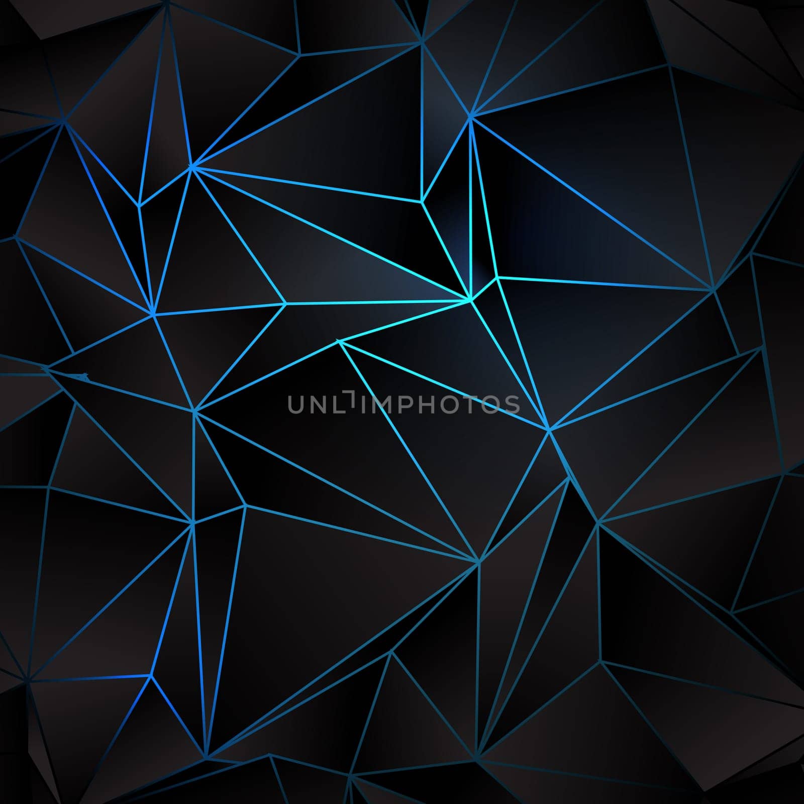 Abstract background with a low poly design