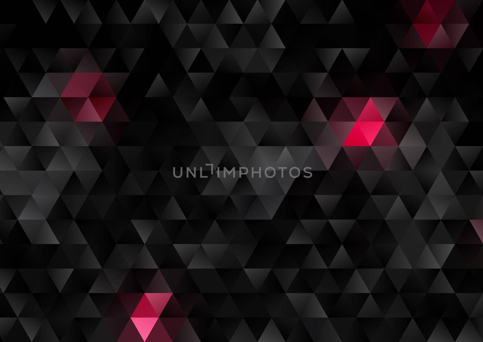 Abstract background with a low poly design