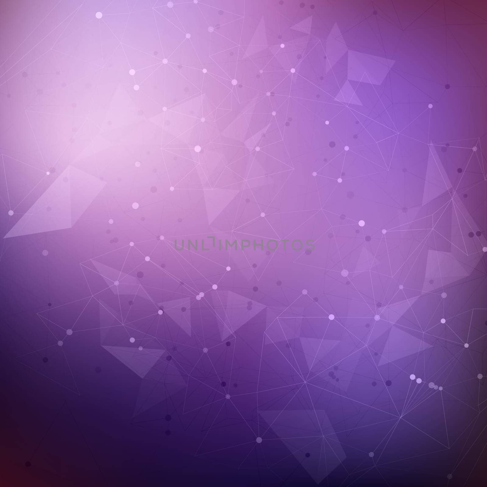 Abstract background with low poly mesh design