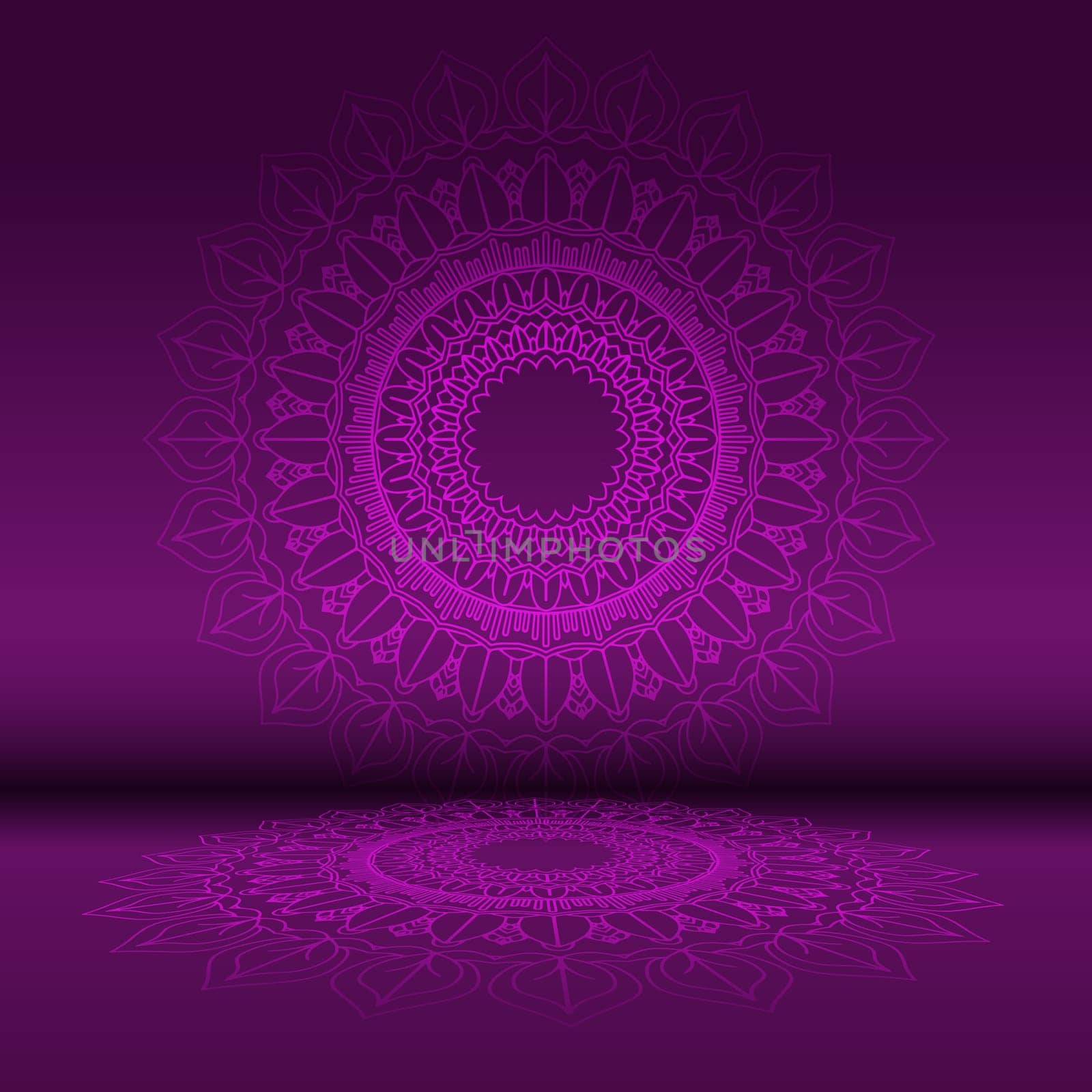 Abstract background with a decorative mandala design