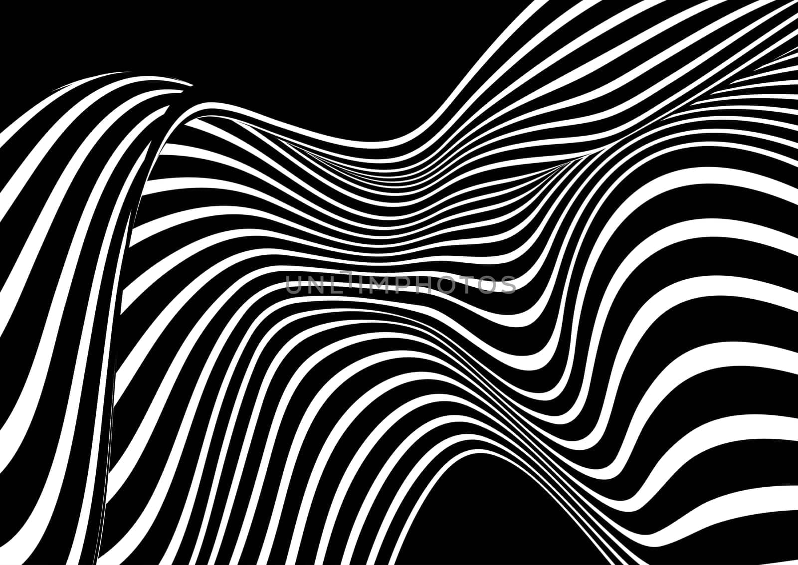 Abstract monotone optical illusion background design
