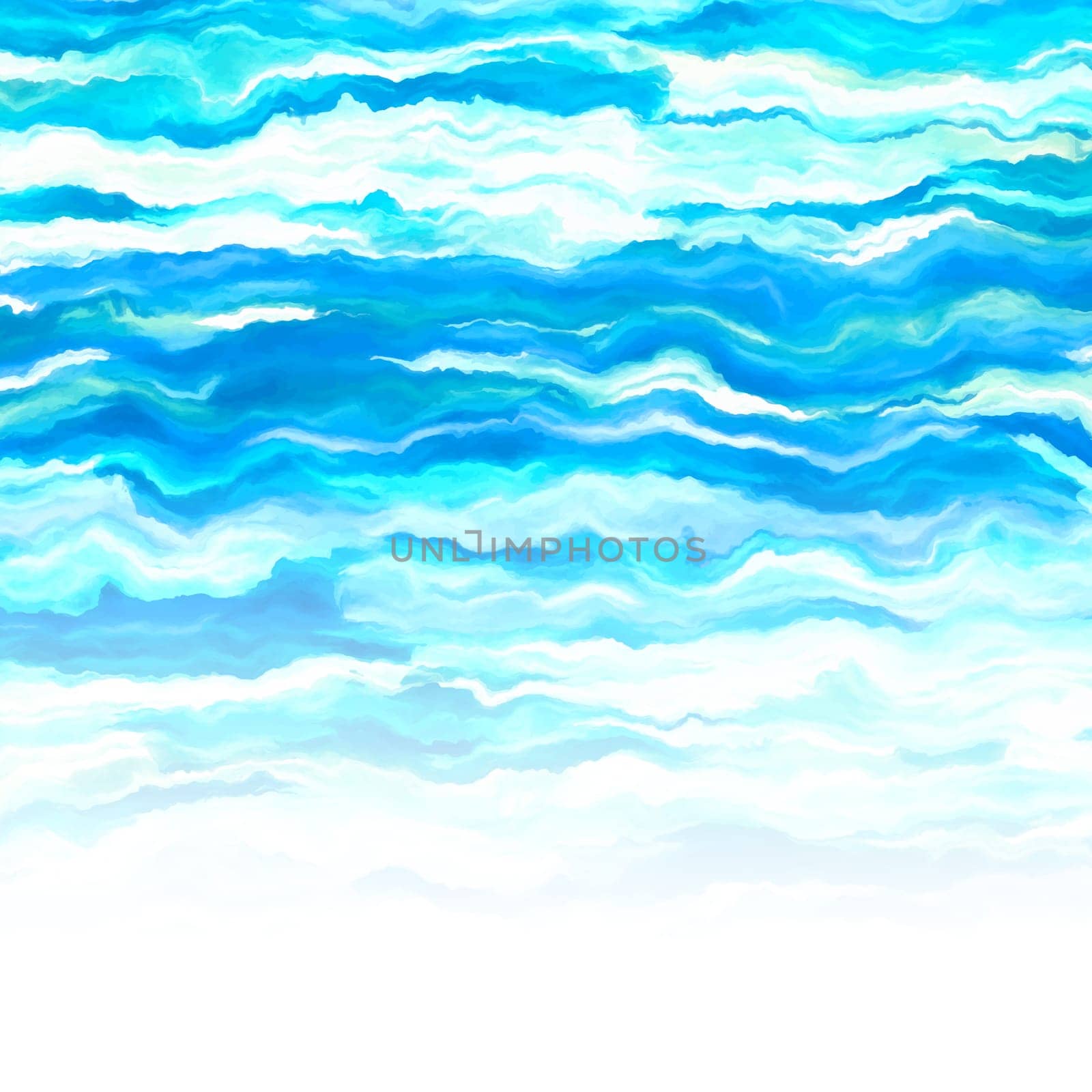 Abstract hand painted ocean themed background design