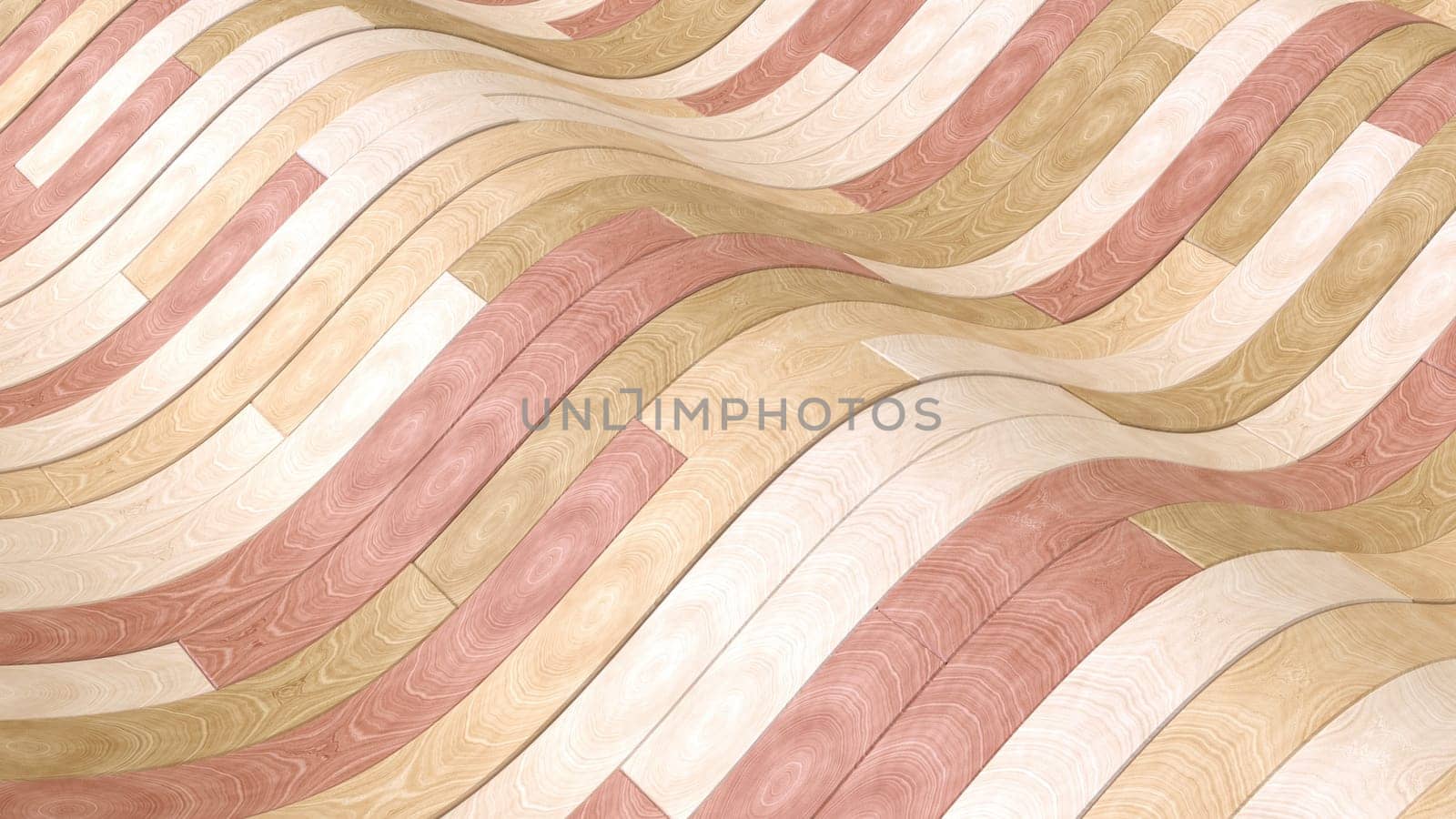 Render of 3D Geometric Abstract Background