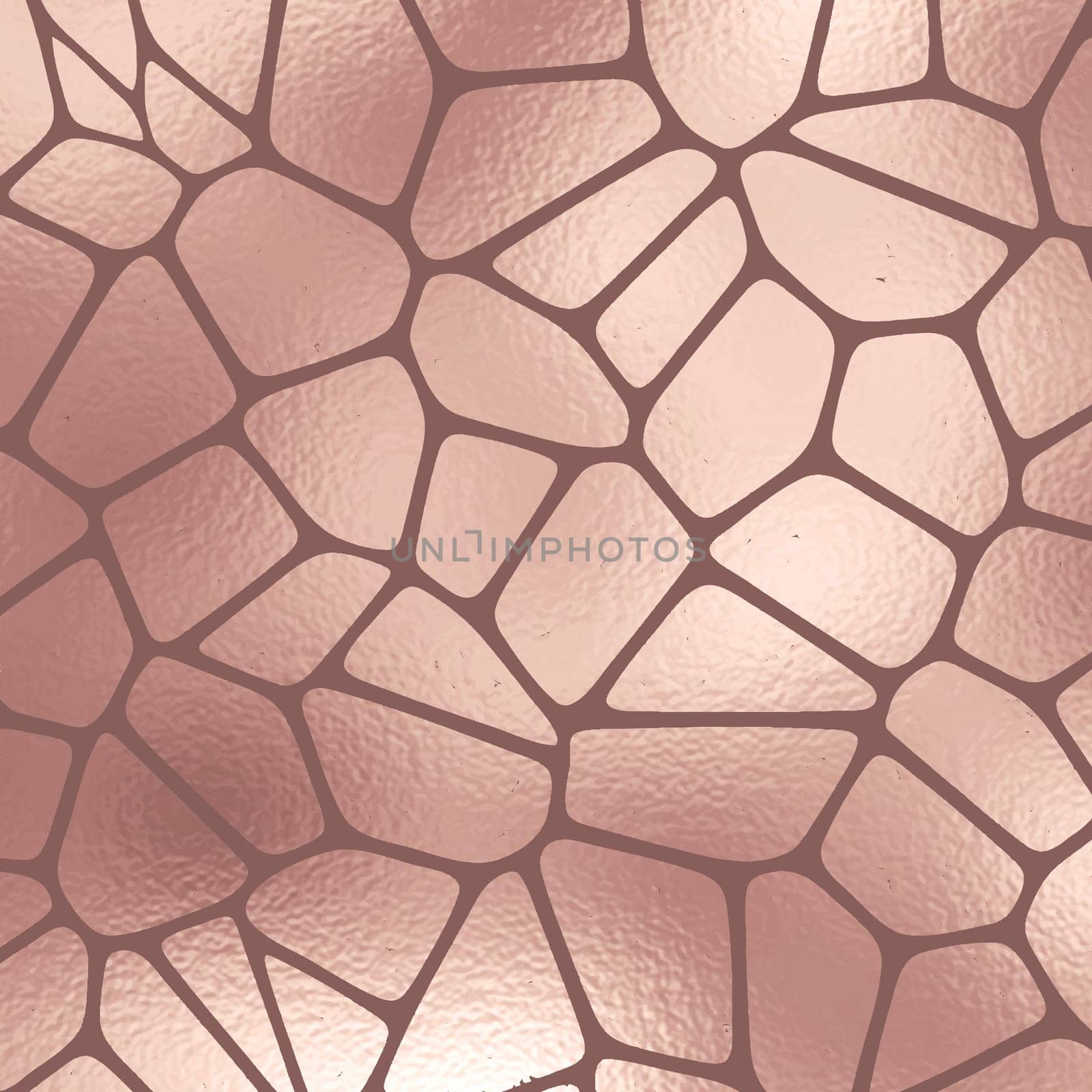 Abstract background with a rose gold foil texture