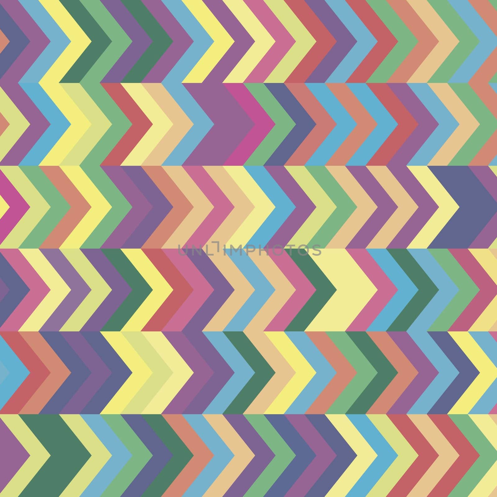 Abstract pattern background with colourful zig zags