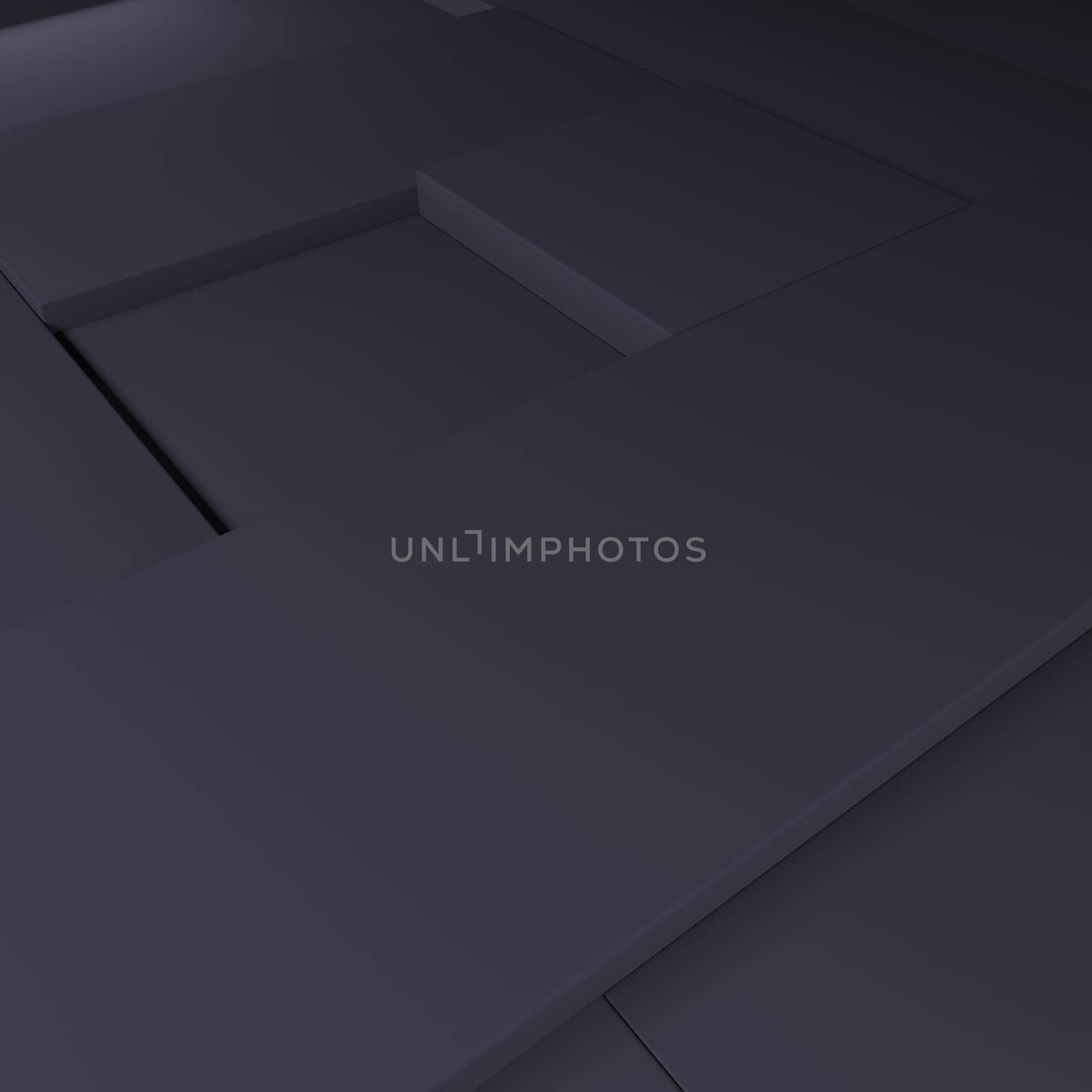 Render of 3D Geometric Abstract Background