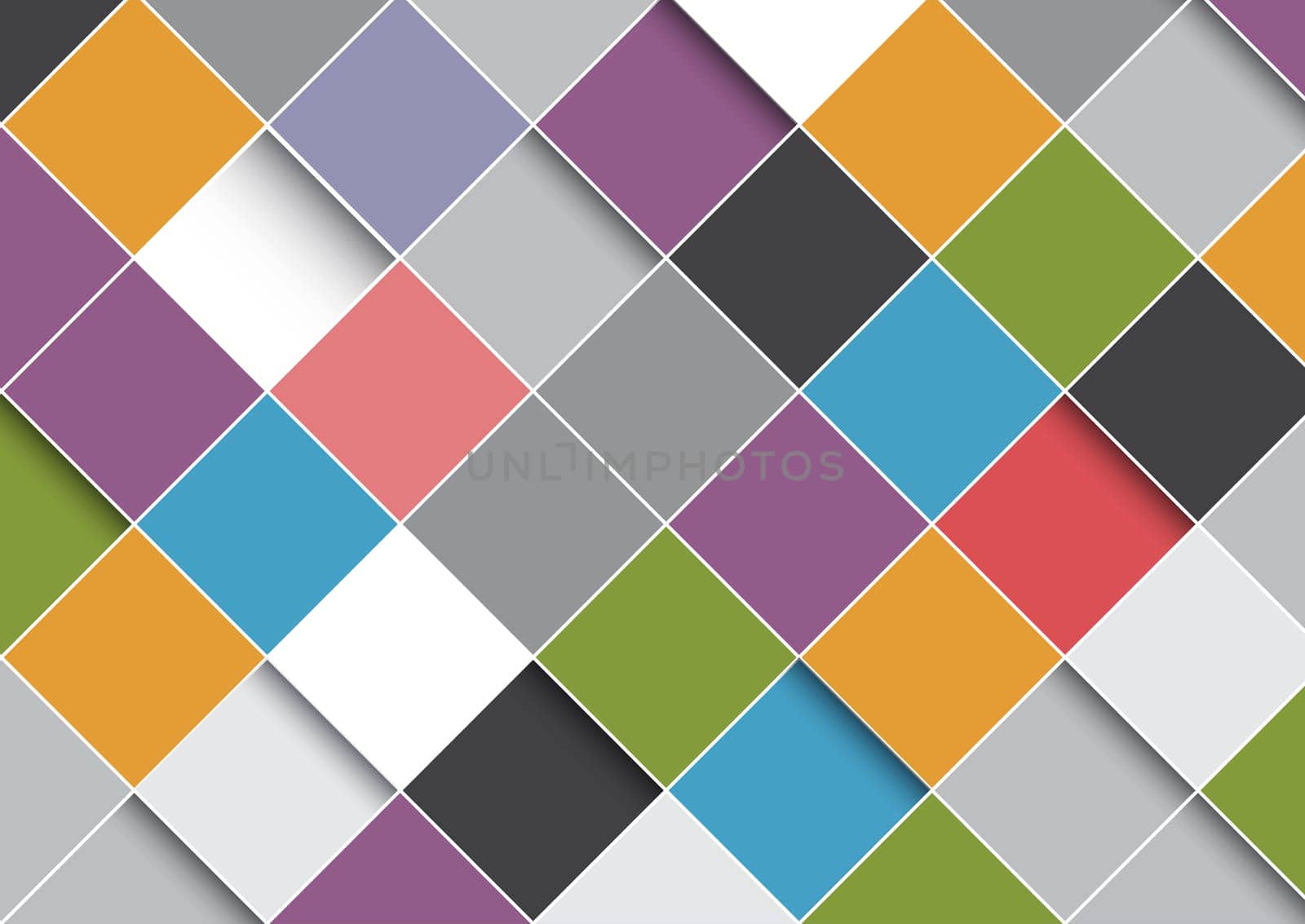 Abstract design background with squares pattern