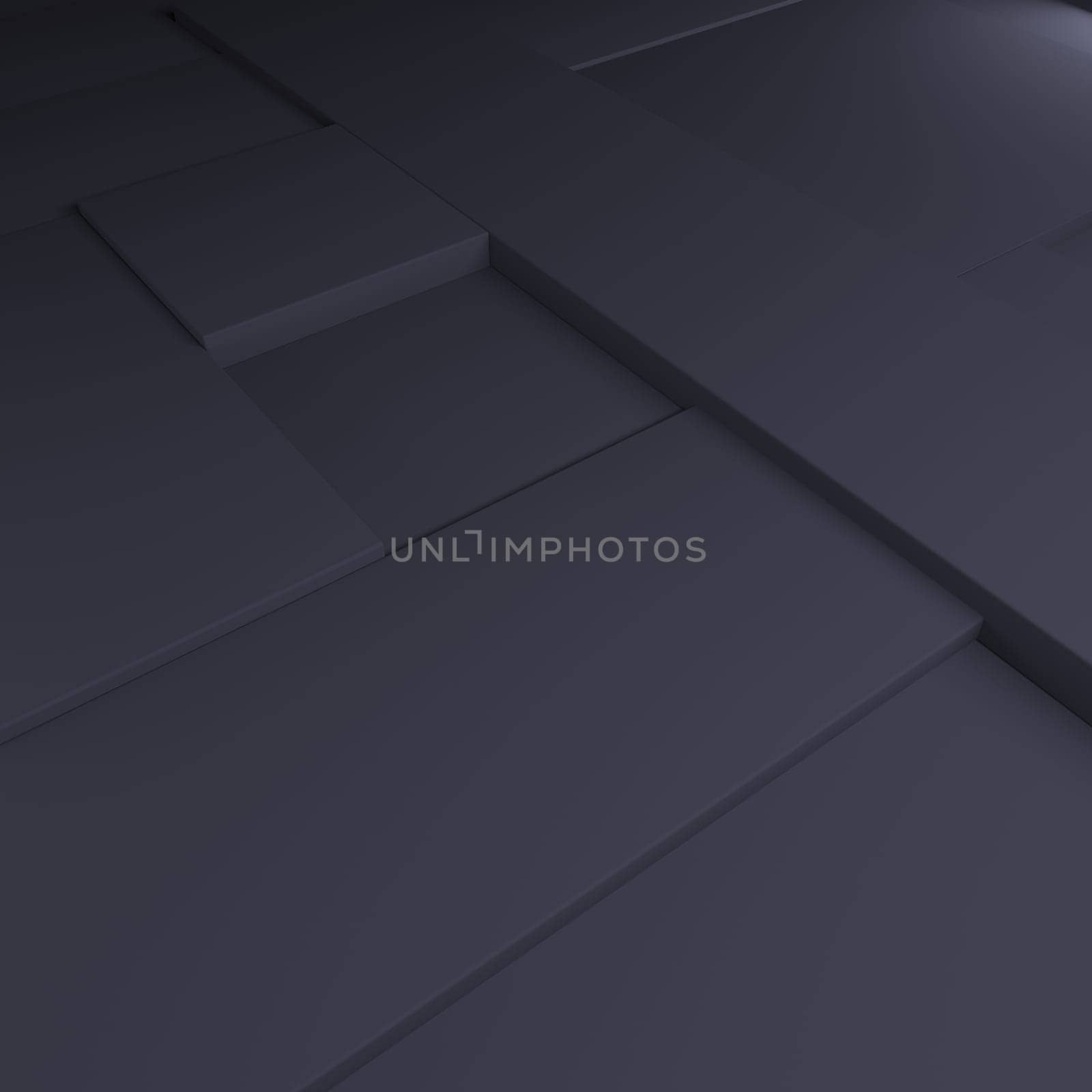 Render of 3D Geometric Abstract Background
