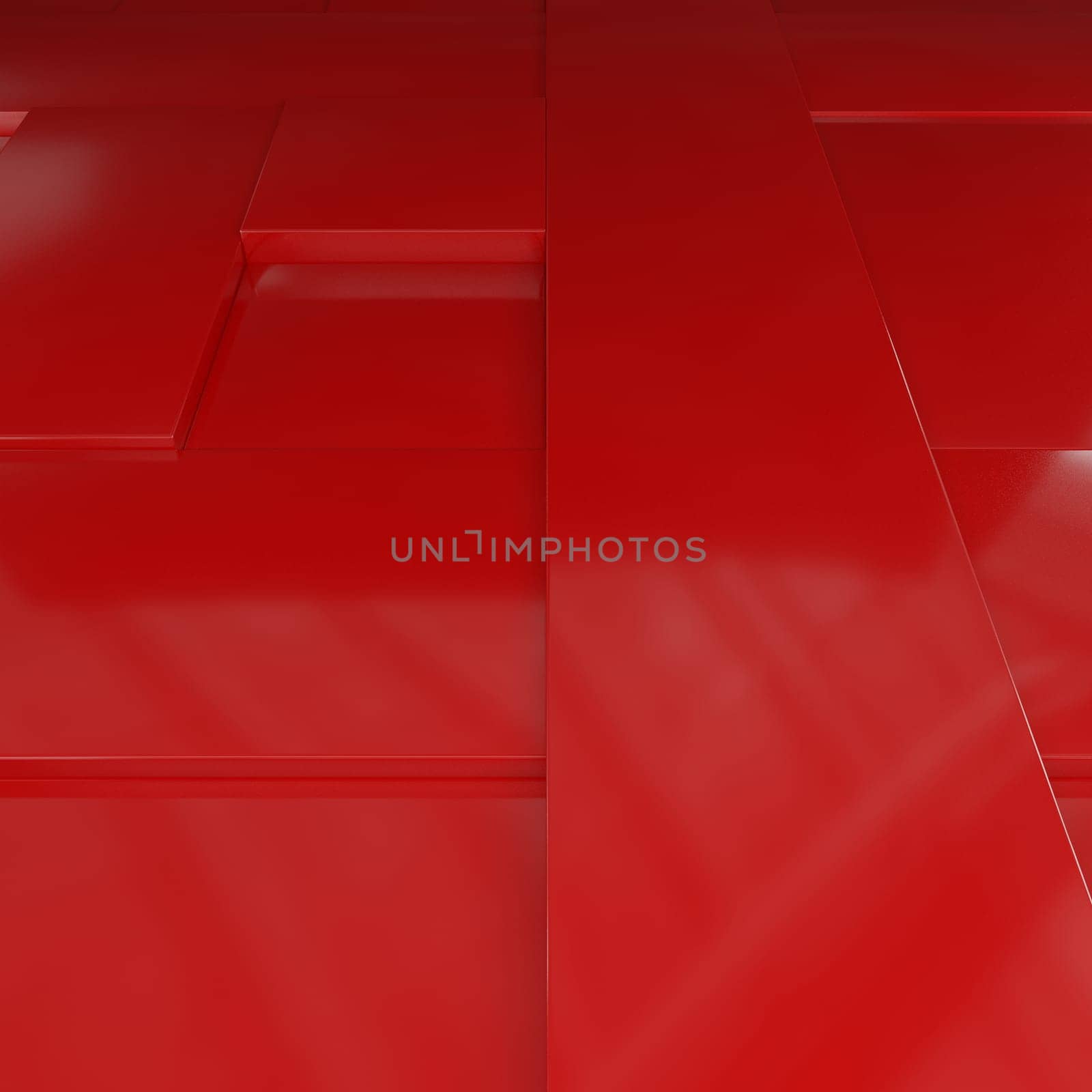 Render of 3D Geometric Abstract Background