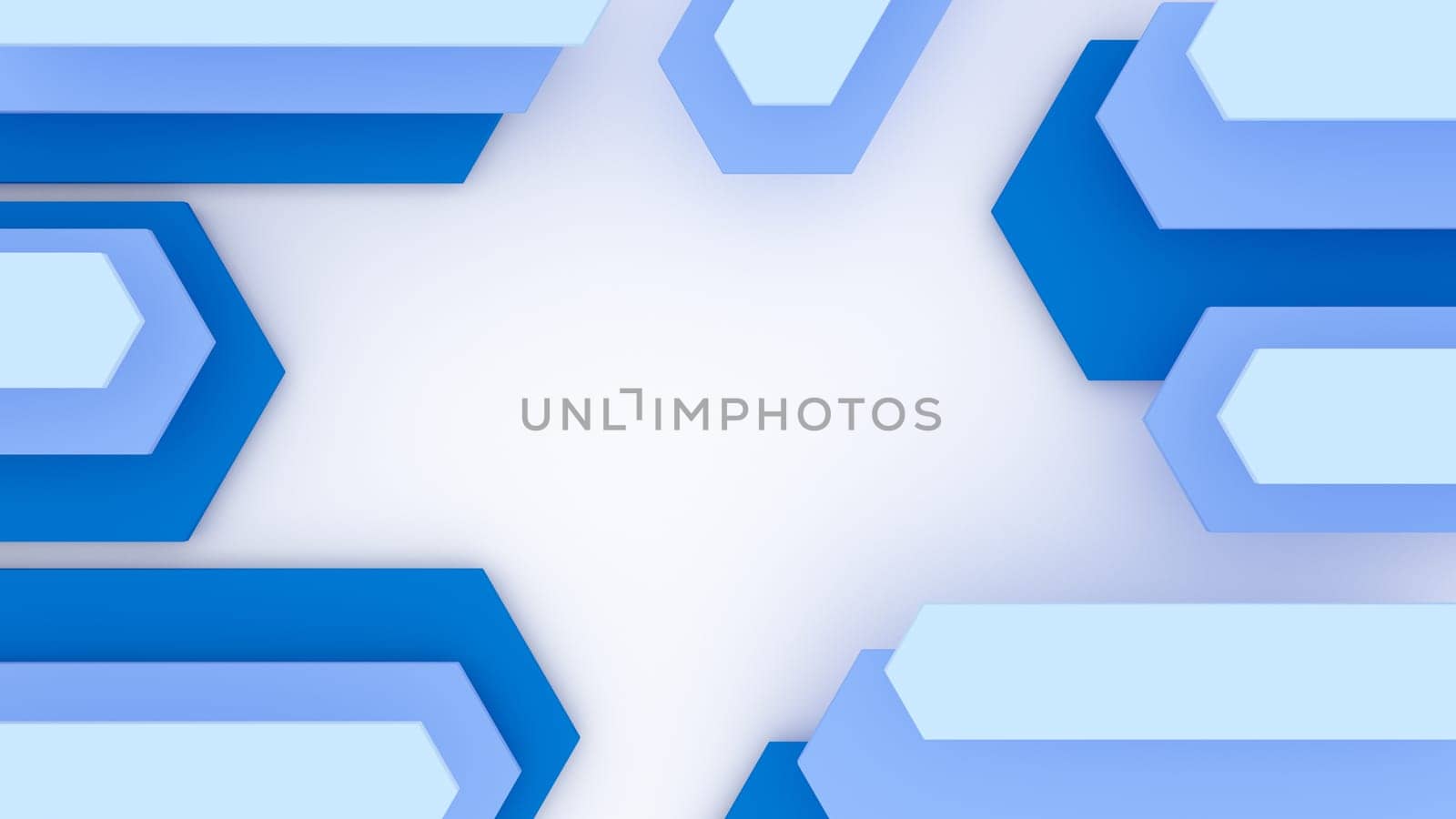 Render of 3D Geometric Abstract Background