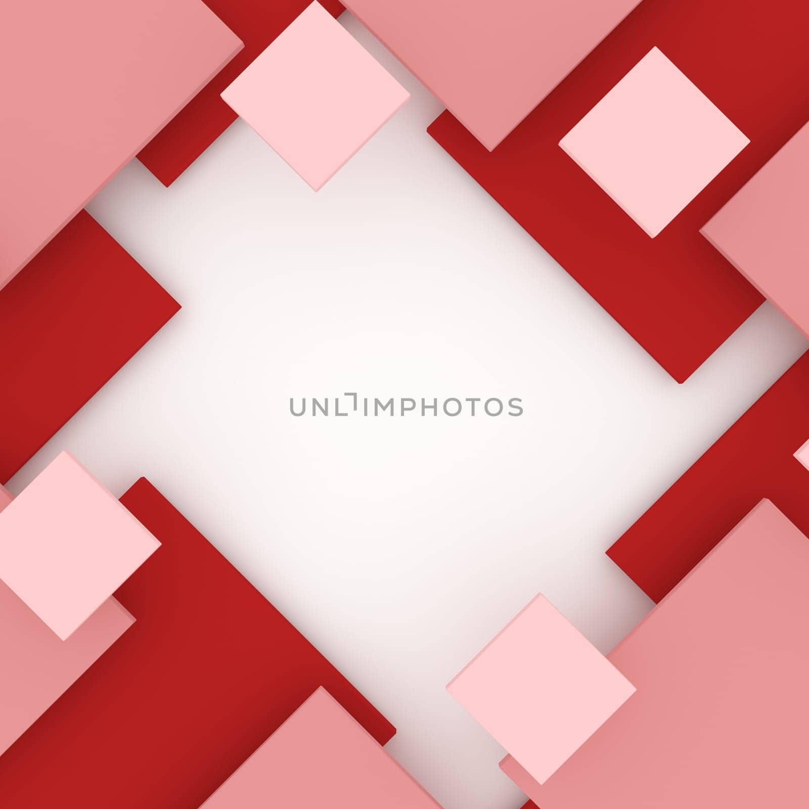 Render of 3D Geometric Abstract Background