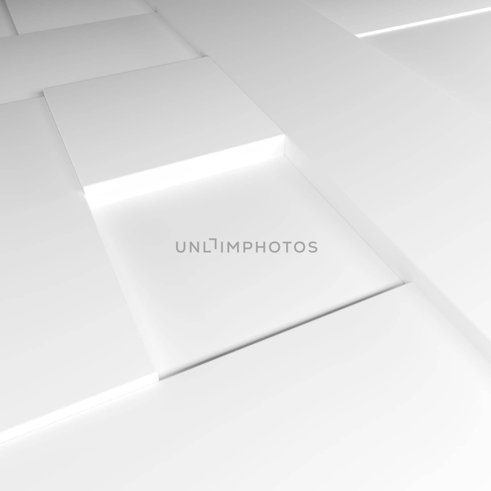 Render of 3D Geometric Abstract Background