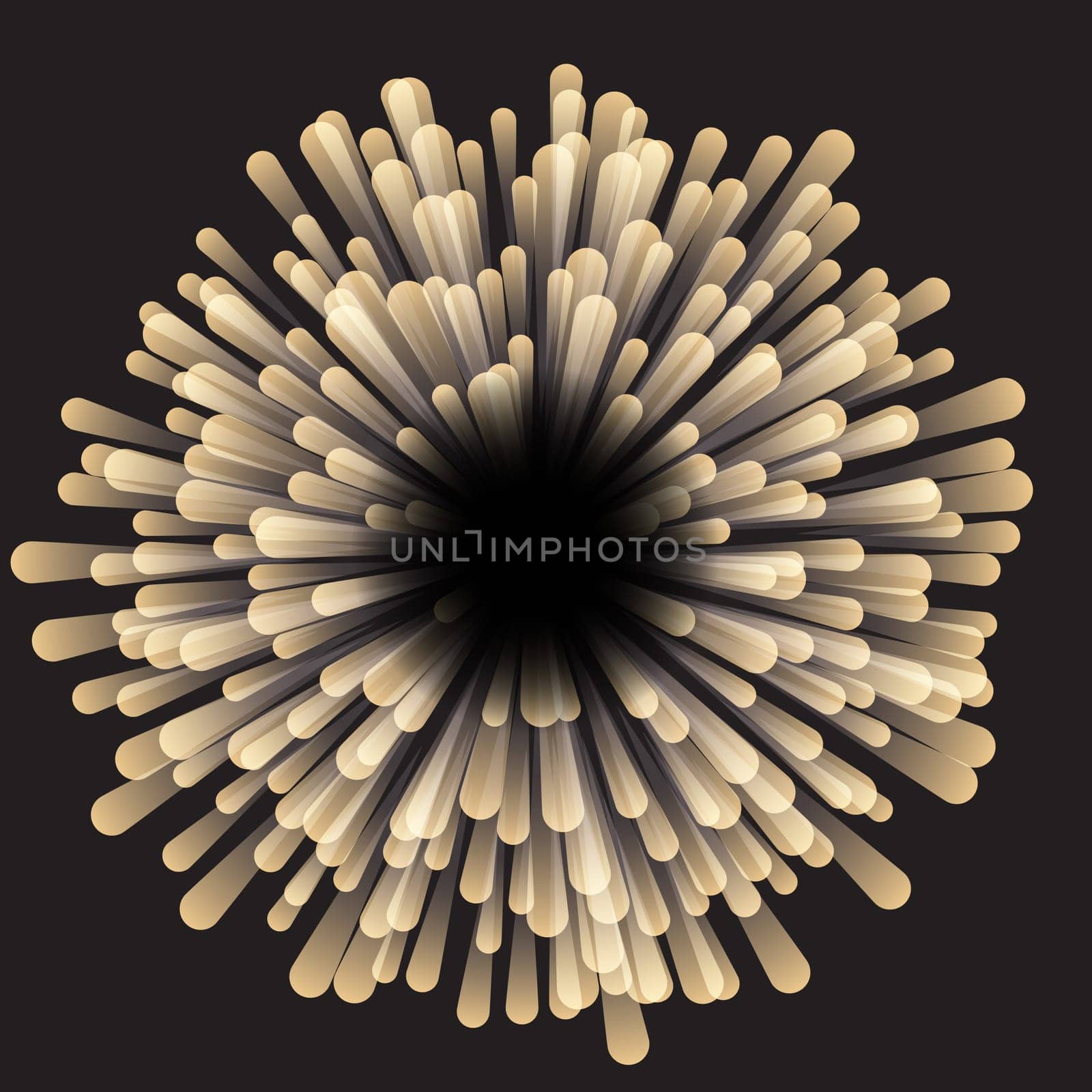 Abstract background with a starburst design