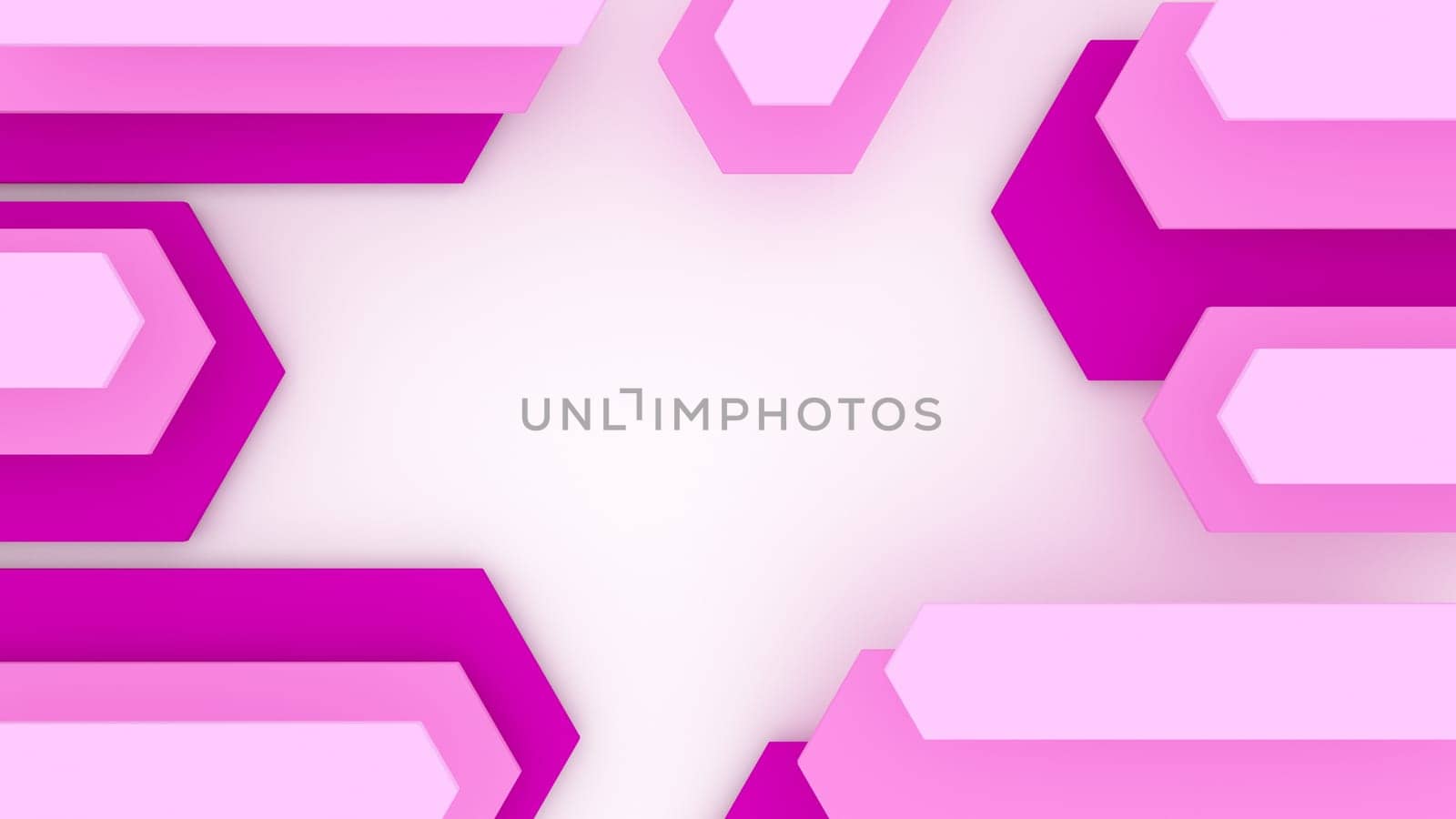 Render of 3D Geometric Abstract Background