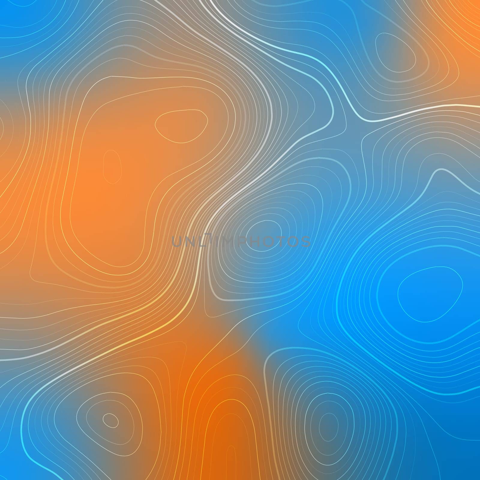 Abstract topography design background with a heat map effect