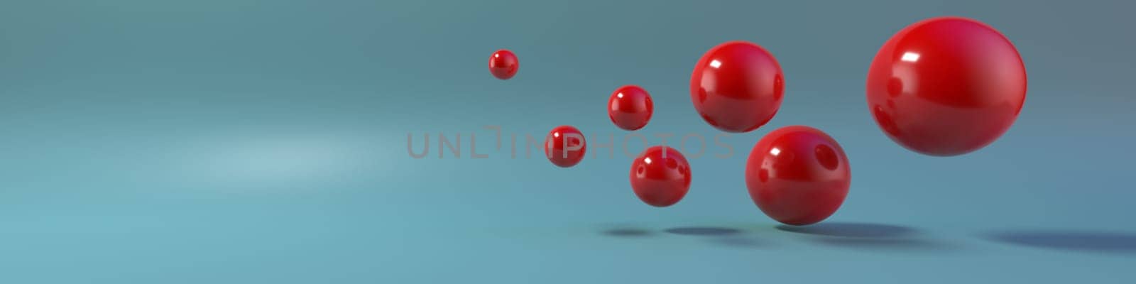 Render of 3D Geometric Abstract Background
