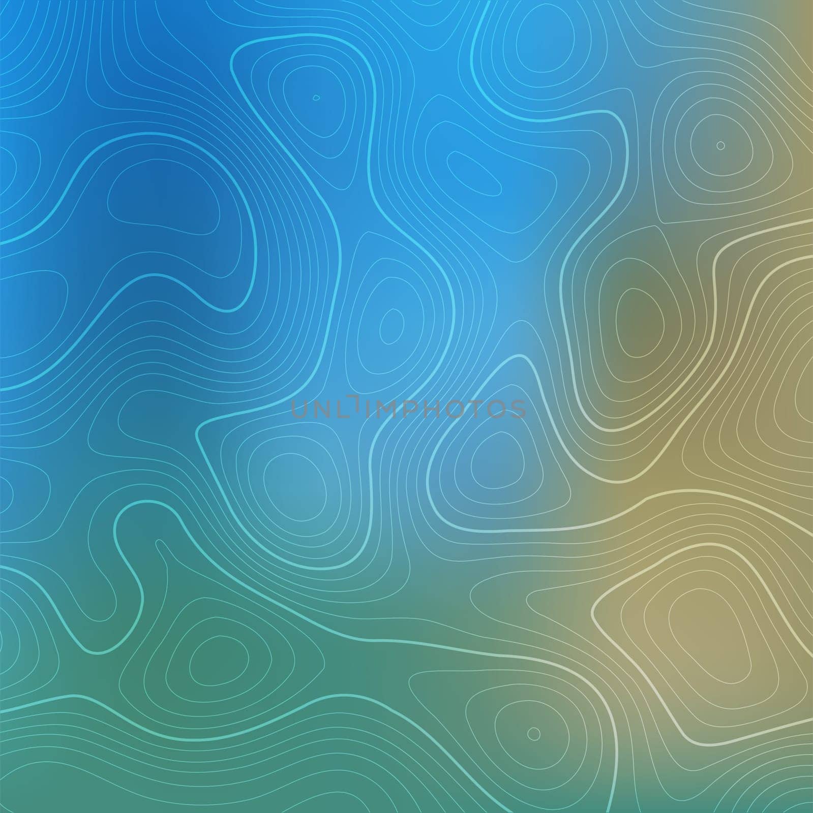 Abstract landscape background with a topography line design