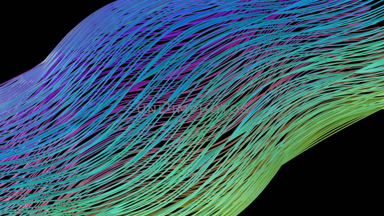 Render of 3D Geometric Abstract Background