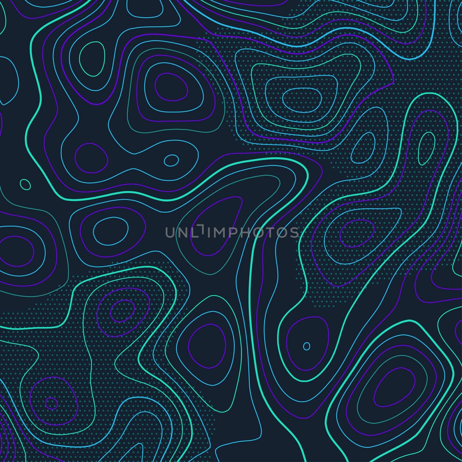 Abstract background with a topography map design