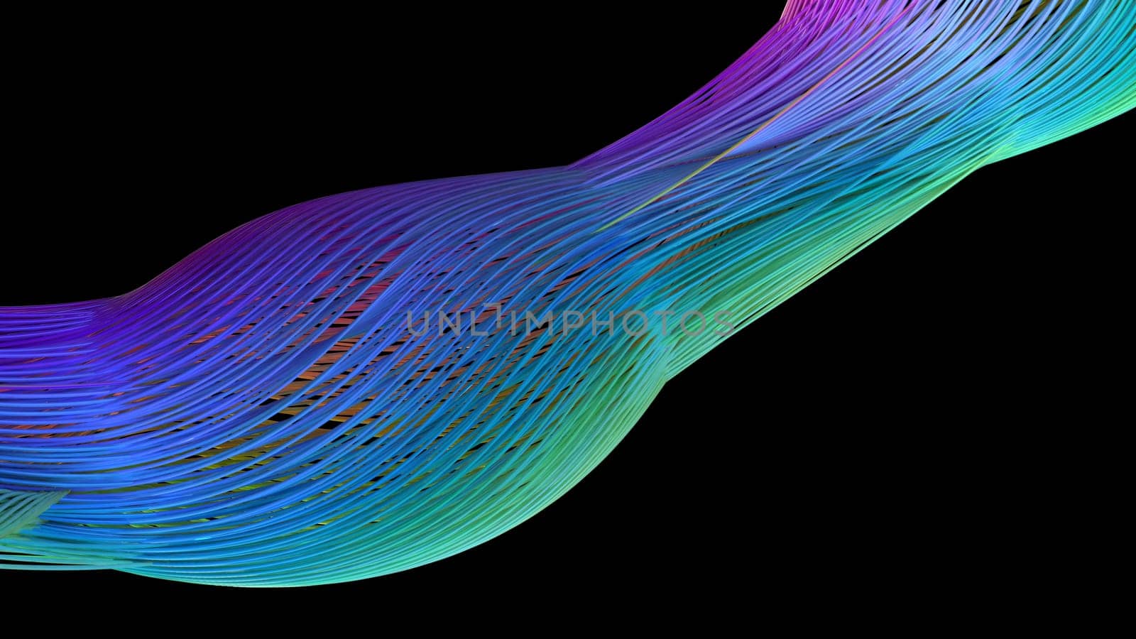 Render of 3D Geometric Abstract Background