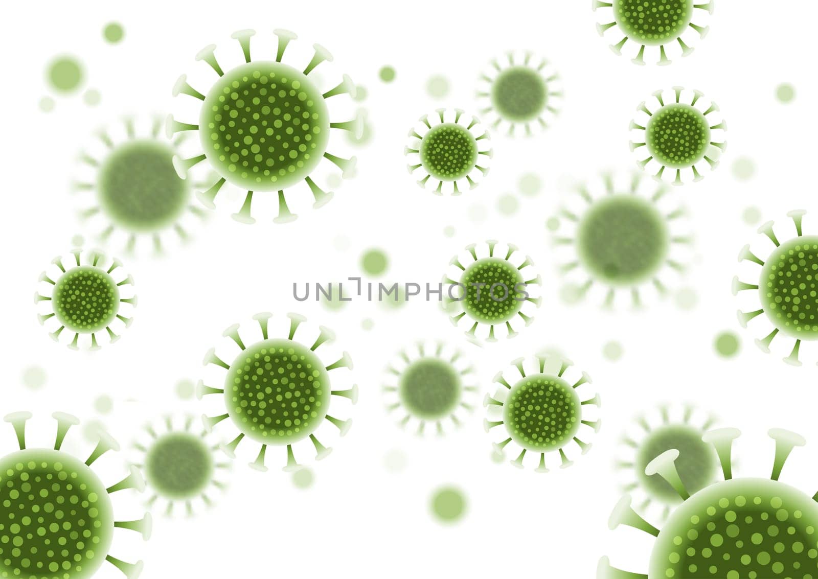 Abstract medical virus cells background - covid 19 pandemic