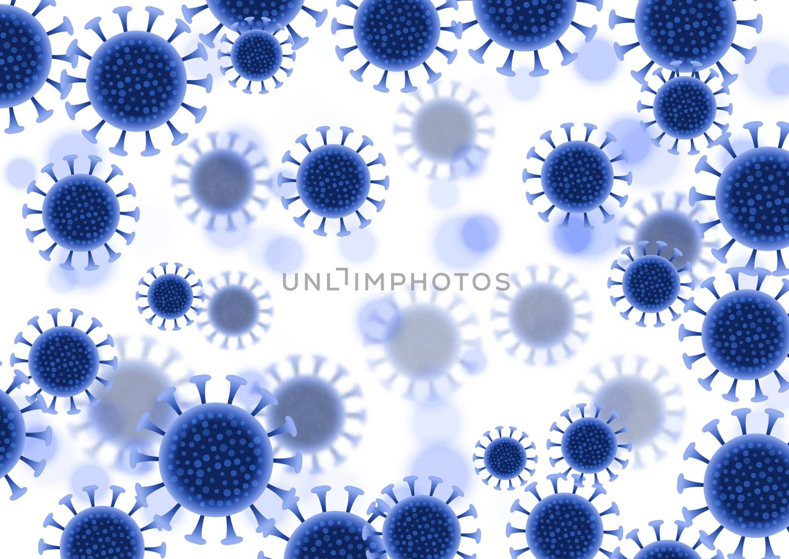 abstract virus cells medical background - covid 19 global pandemic design