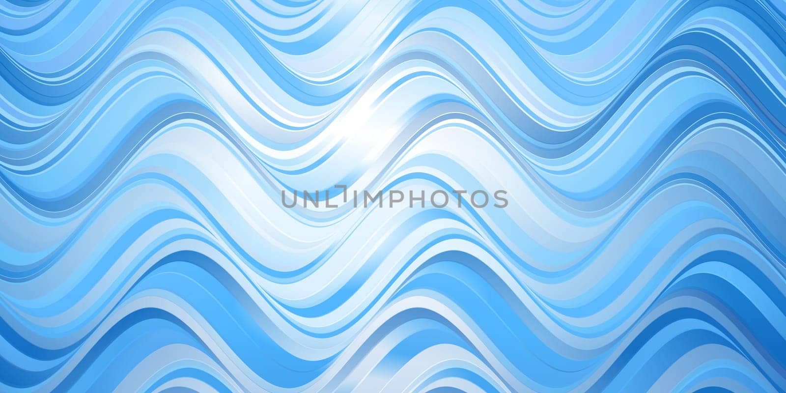 Banner template with an abstract waves design