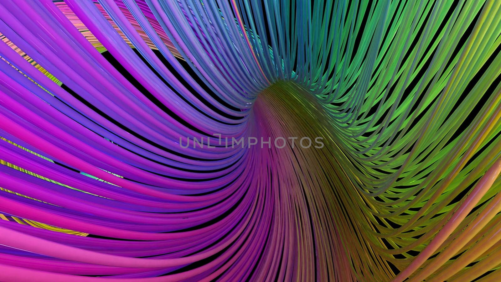 Render of 3D Geometric Abstract Background