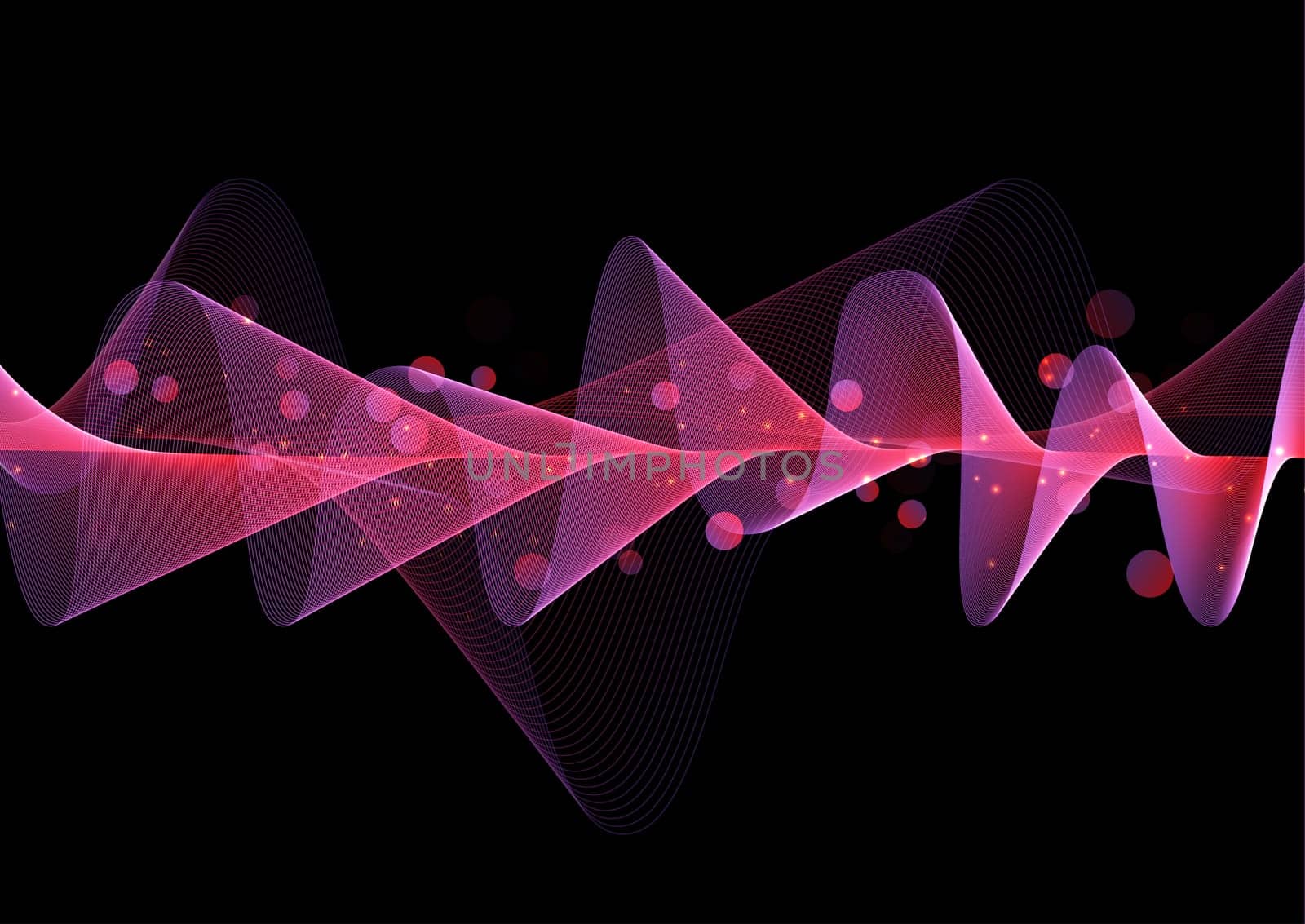 Abstract background with flowing lines design